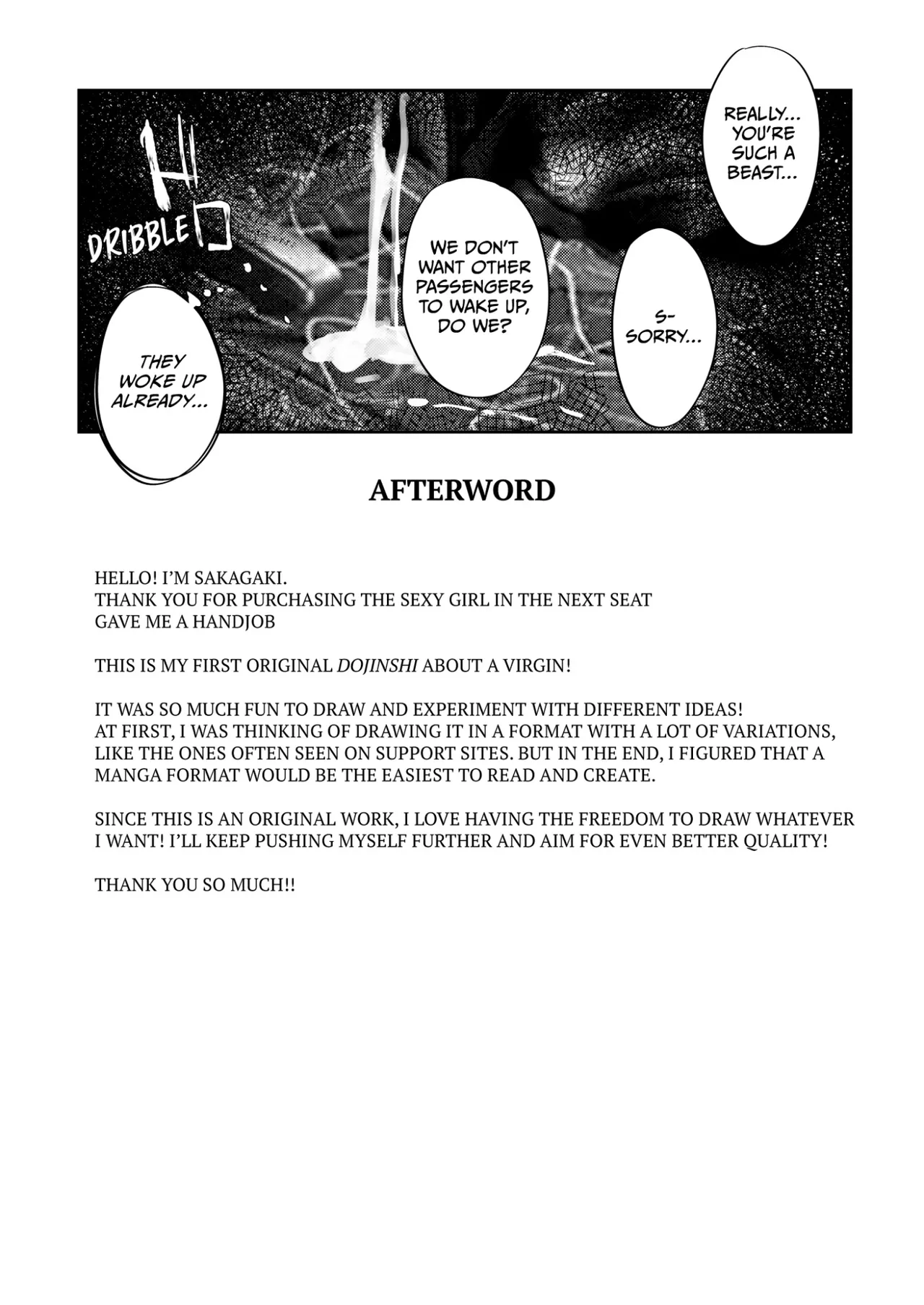 [FDSP (Sakagaki)] Tonari no Oneesan ga Ero sugite Shikottetara Kossori Nuite Kureta Hanashi | The Sexy Girl in the Next Seat Gave Me a Handjob [English] imagen número 23