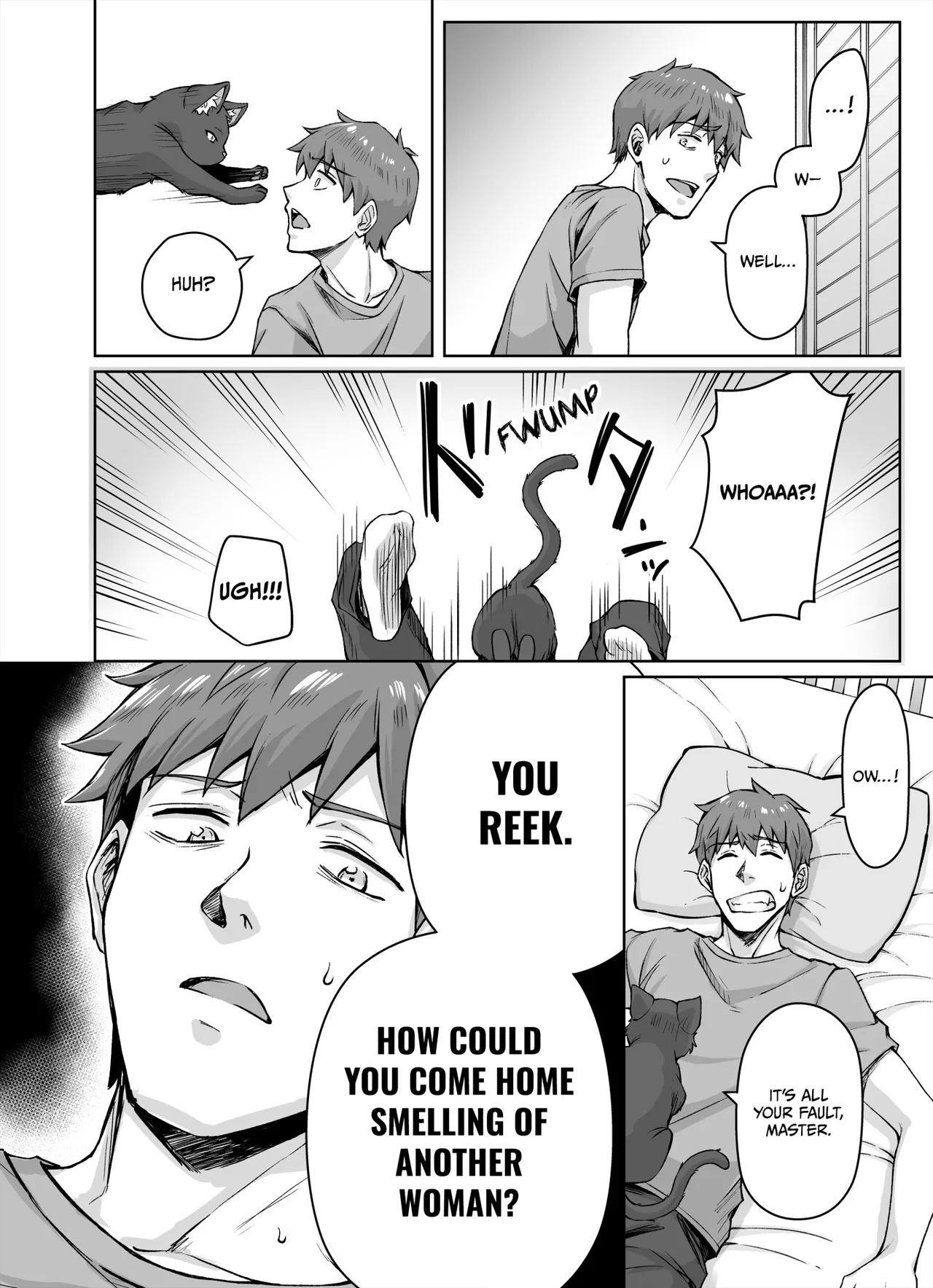 [KOYUKI-ya (Koyuki, Yaki Tomato)] Uchi no Yandere na Kaineko-chan ni Mechakucha ni Shiborarechau Hanashi + Yandere Kai Neko Series | My Obsessive Kitty Squeezes Me Dry [English] image number 5