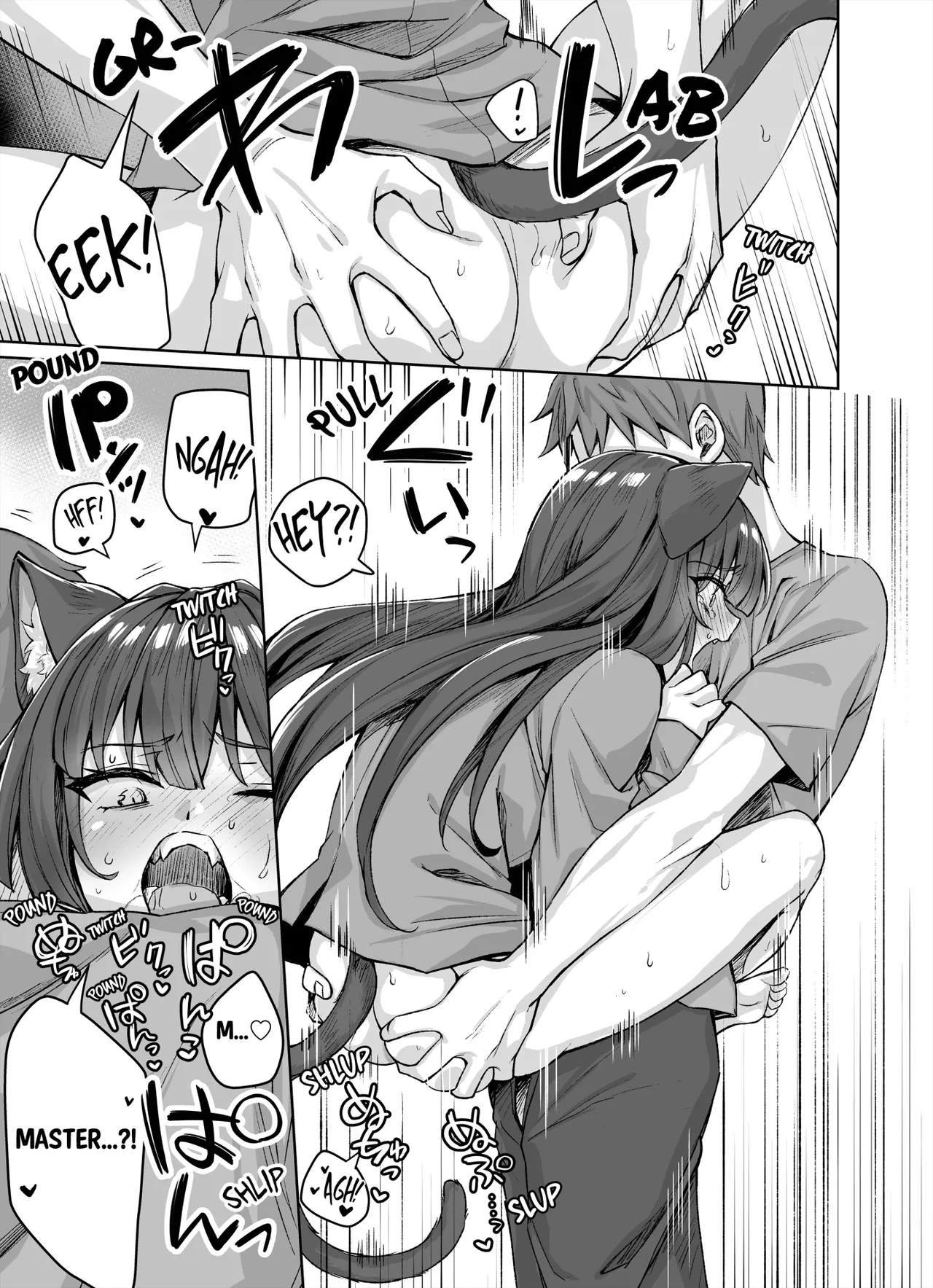 [KOYUKI-ya (Koyuki, Yaki Tomato)] Uchi no Yandere na Kaineko-chan ni Mechakucha ni Shiborarechau Hanashi + Yandere Kai Neko Series | My Obsessive Kitty Squeezes Me Dry [English] image number 38