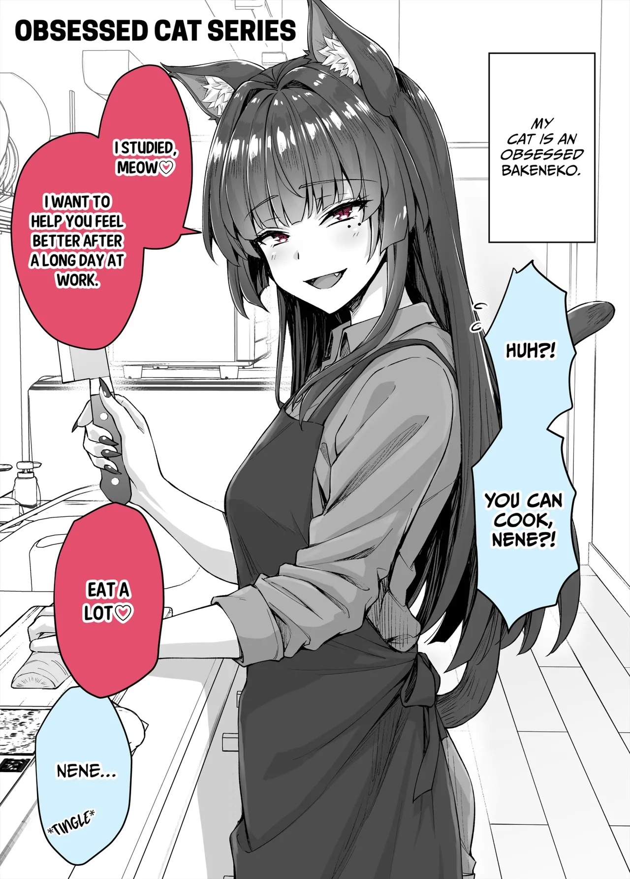 [KOYUKI-ya (Koyuki, Yaki Tomato)] Uchi no Yandere na Kaineko-chan ni Mechakucha ni Shiborarechau Hanashi + Yandere Kai Neko Series | My Obsessive Kitty Squeezes Me Dry [English] image number 60