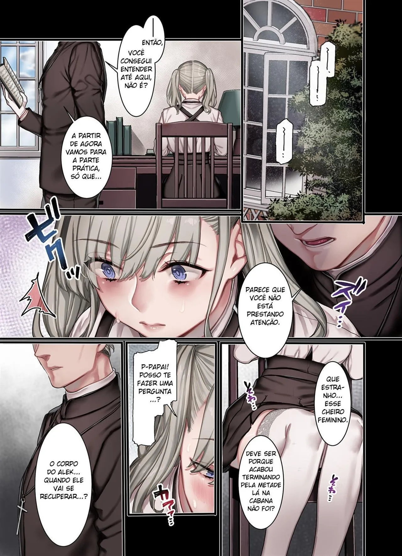 [Yolki Palki (Rororogi Mogera)] L Kyoukai to Itansha Ikka | Logunov Church And The Heretic Family [PTBR] image number 15