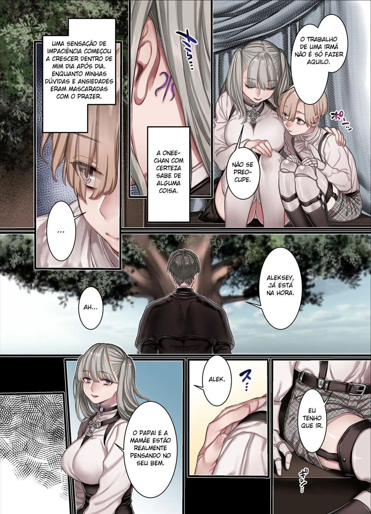 [Yolki Palki (Rororogi Mogera)] L Kyoukai to Itansha Ikka | Logunov Church And The Heretic Family [PTBR] image number 44