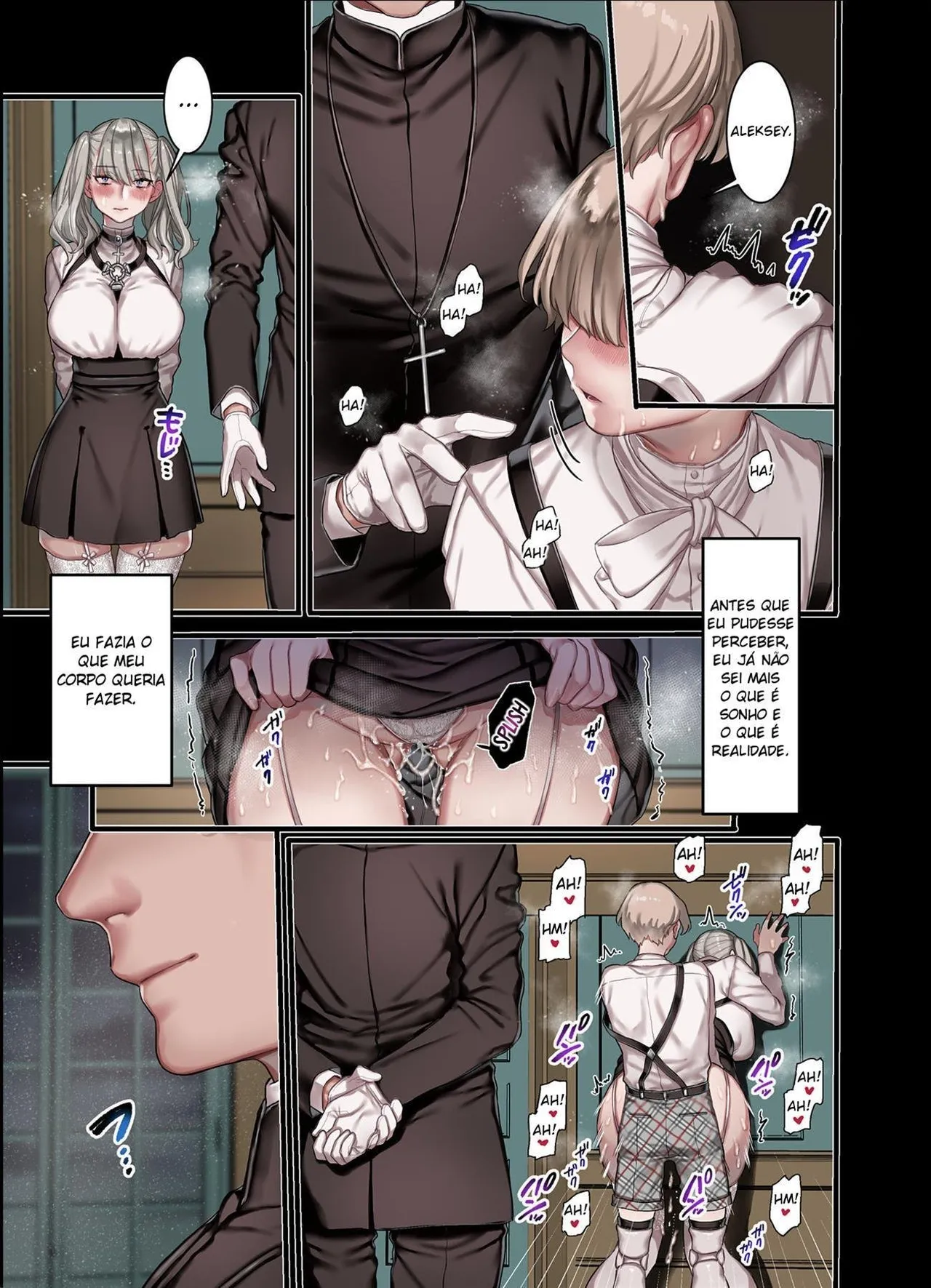 [Yolki Palki (Rororogi Mogera)] L Kyoukai to Itansha Ikka | Logunov Church And The Heretic Family [PTBR] image number 51