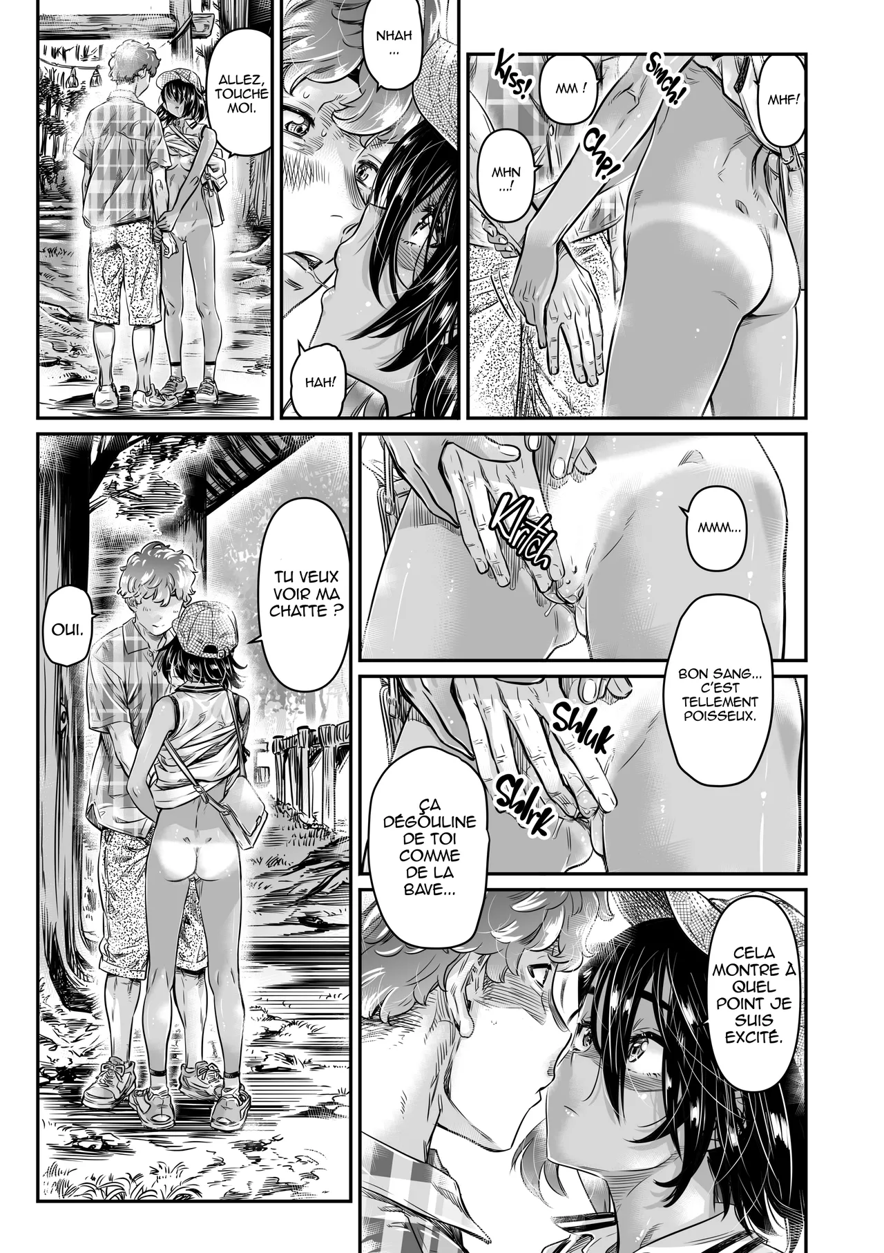 [Burning Shimai (MARUTA)] Hiyake no Bitch Shoujo wa, Doutei no Senpai o Yagai Sex ni Sasou [French] 图片编号 16