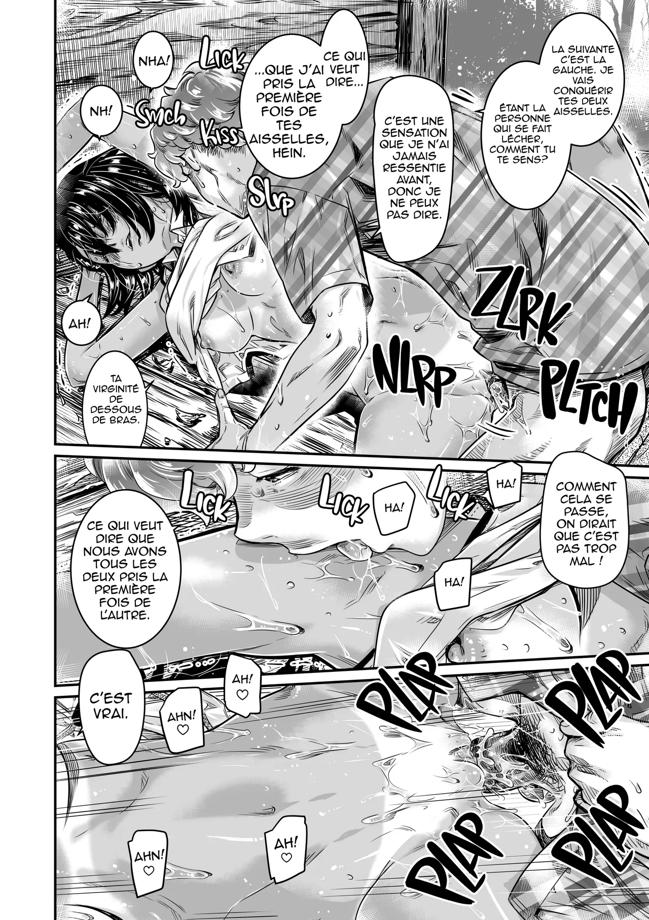 [Burning Shimai (MARUTA)] Hiyake no Bitch Shoujo wa, Doutei no Senpai o Yagai Sex ni Sasou [French] 图片编号 25