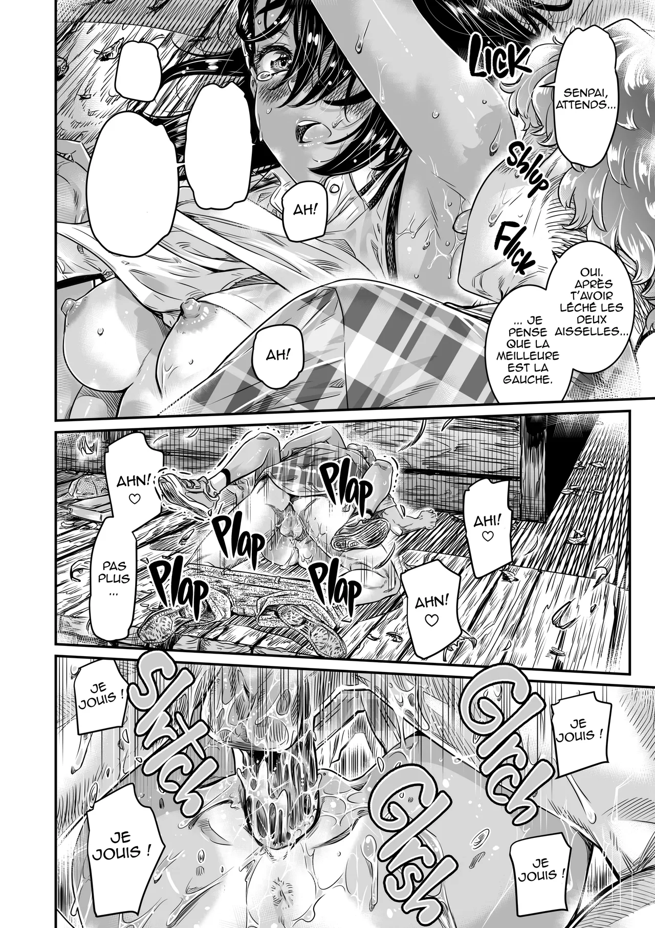 [Burning Shimai (MARUTA)] Hiyake no Bitch Shoujo wa, Doutei no Senpai o Yagai Sex ni Sasou [French] 图片编号 27