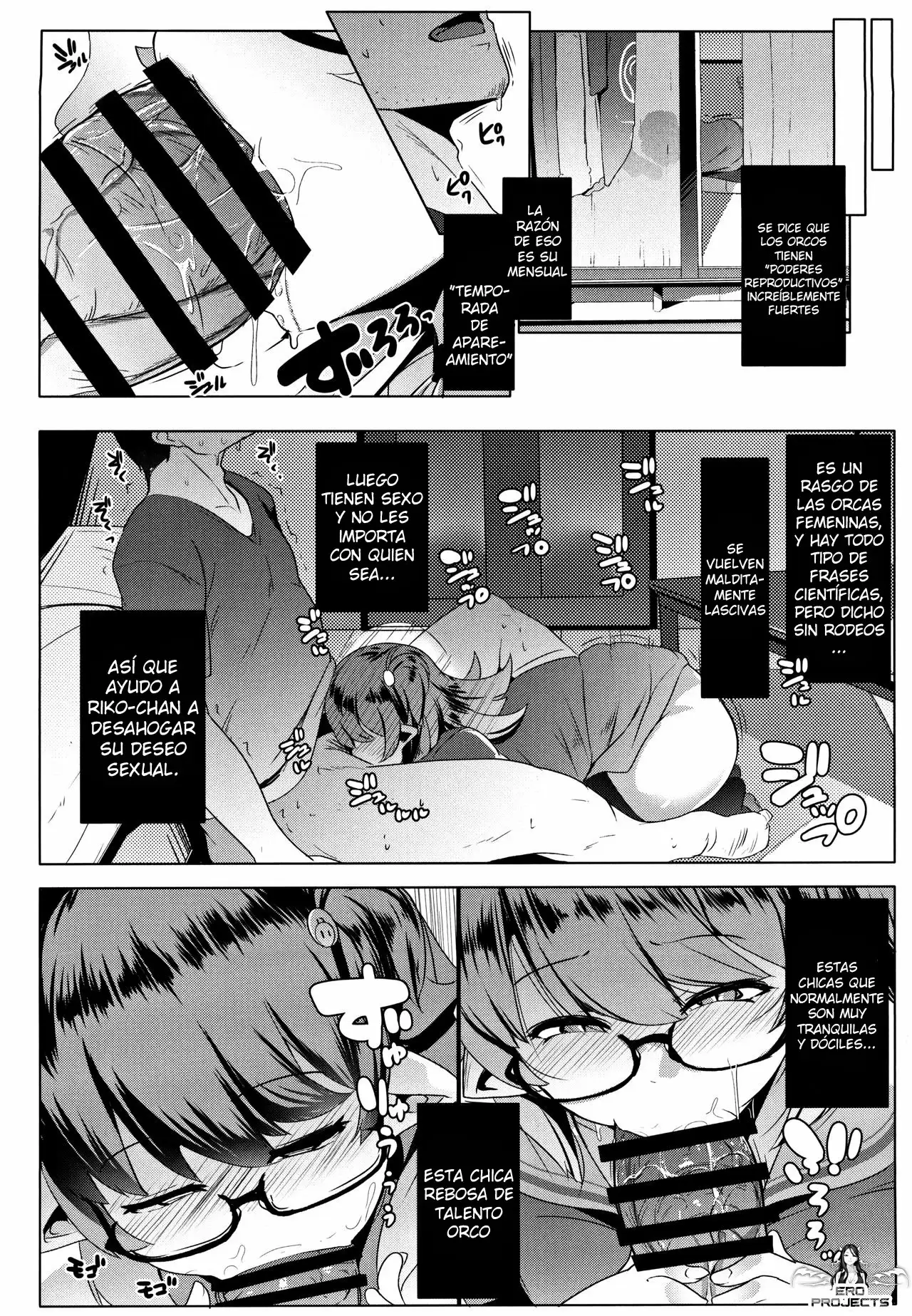 [Hitsuji Kikaku (Muneshiro)] Imouto wa Mesu Orc｜Mi Hermanita es una Orco [Spanish] [Ero projects] Bildnummer 9