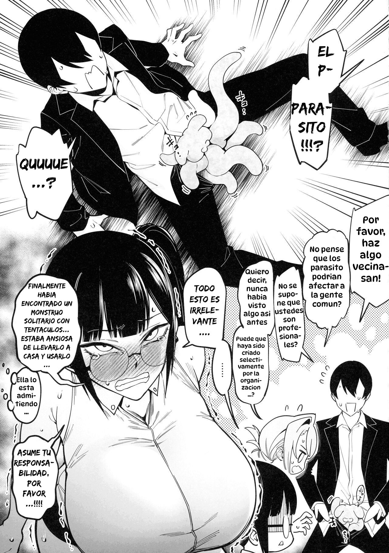 [F.W.ZHolic (FAN)] Otonari-san wa Yami Soshiki ni Nikutai Kaizou sareta Moto Seigi Sentai Member deshita 3 [Spanish] [Hta scan] [Digital] 图片编号 31