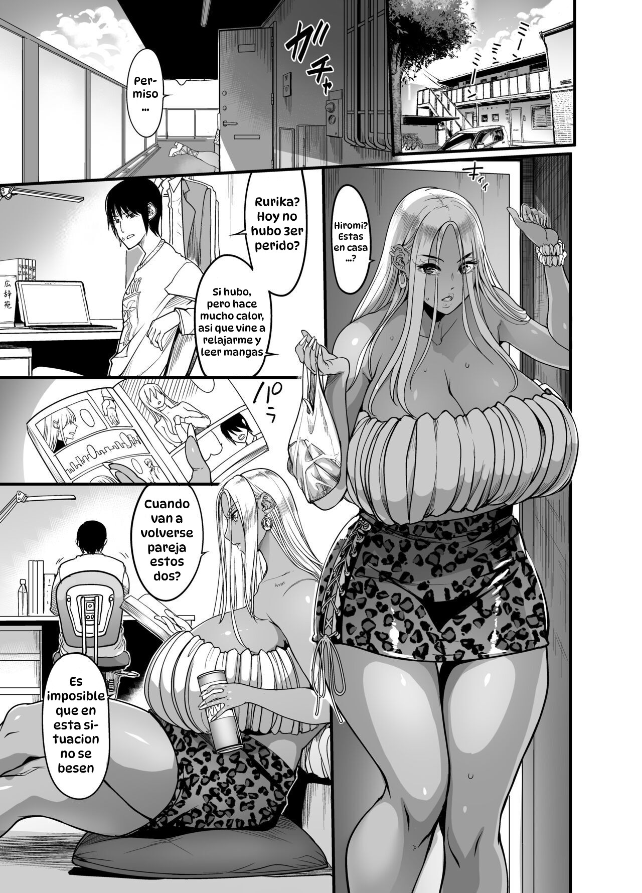 [Ikemen Teikoku (Remu)] Gal Milk｜Leche de Gal [Spanish] [Hta scan] [Digital][v2] image number 3