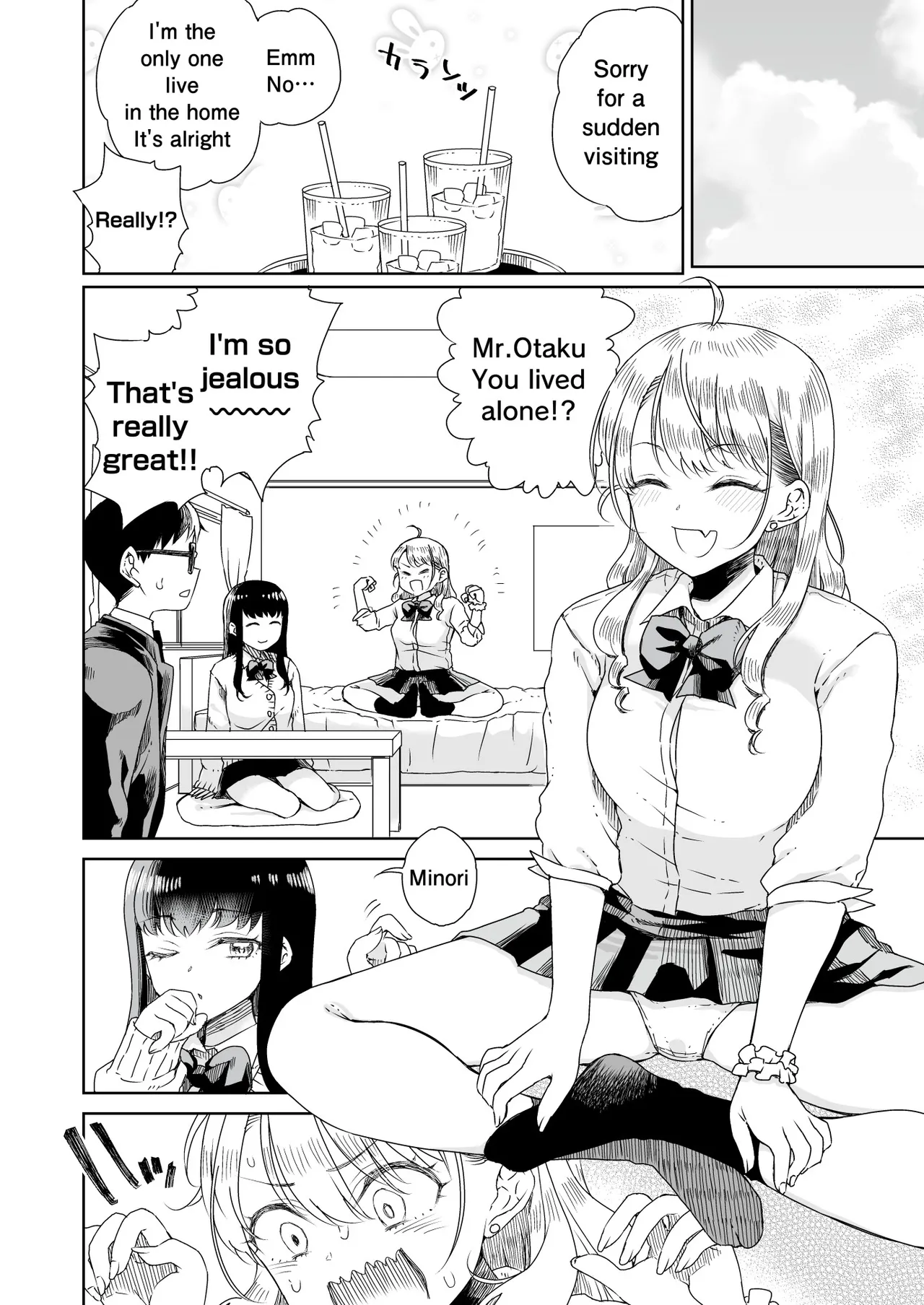 [Refrevo Comic (Hirota Masatane)] Ota Gyaru ~Otaku ni Yasashii Shiro & Guro Gyaru to LoveLove Noumitsu Fudeoroshi W Ecchi~ | Otagal~Losing Virgin sweet sex with black and white style girl who being nice to Otaku~ [English] 图片编号 3
