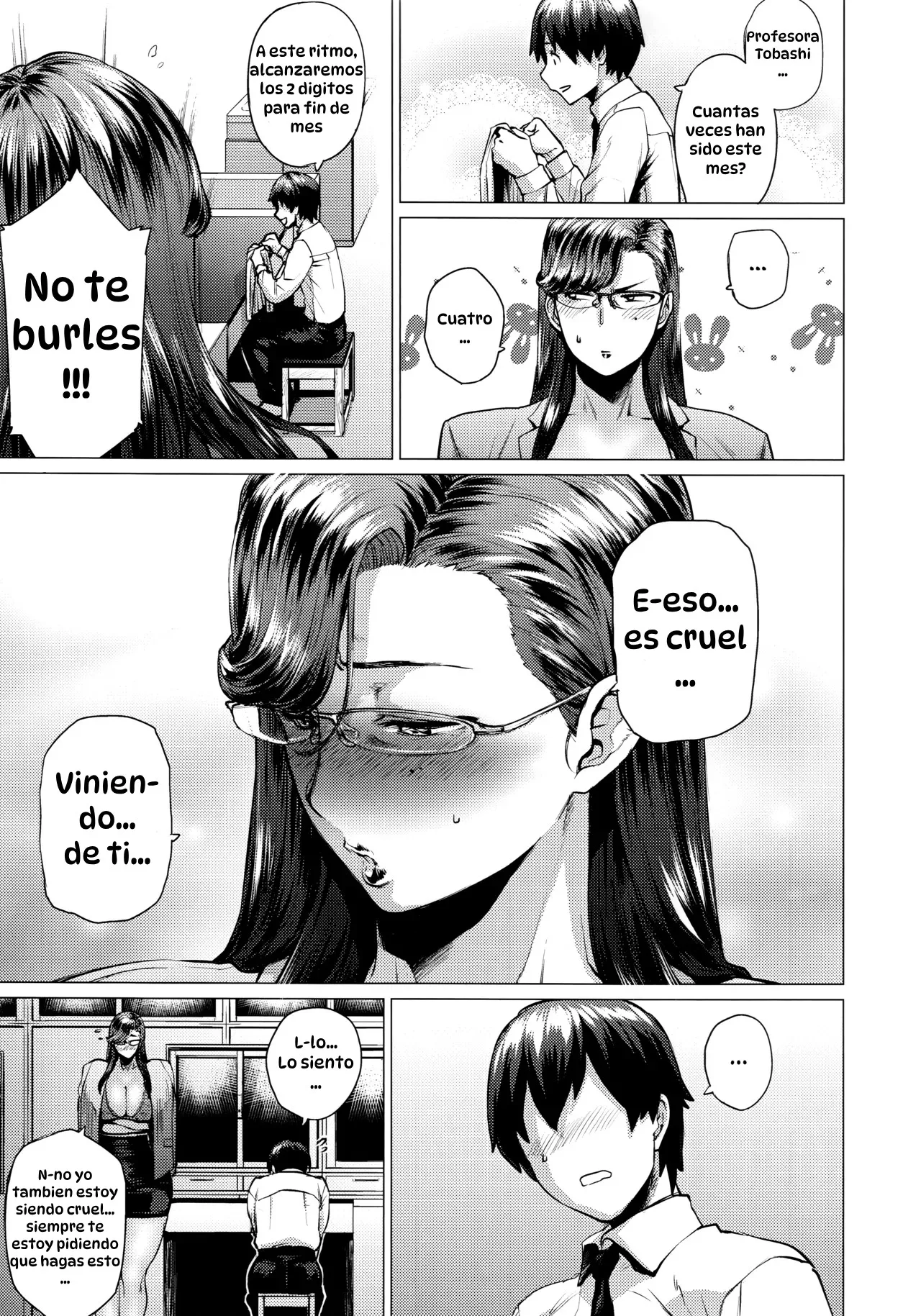 [Hayo-Cinema (Etuzan Jakusui)] Tobashi Sensei wa Kyou mo Button o Tobasu.｜Los Botones de Tobashi-Sensei se Rompieron Otra Vez. [Spanish] [Hta scan] [Digital] 图片编号 6