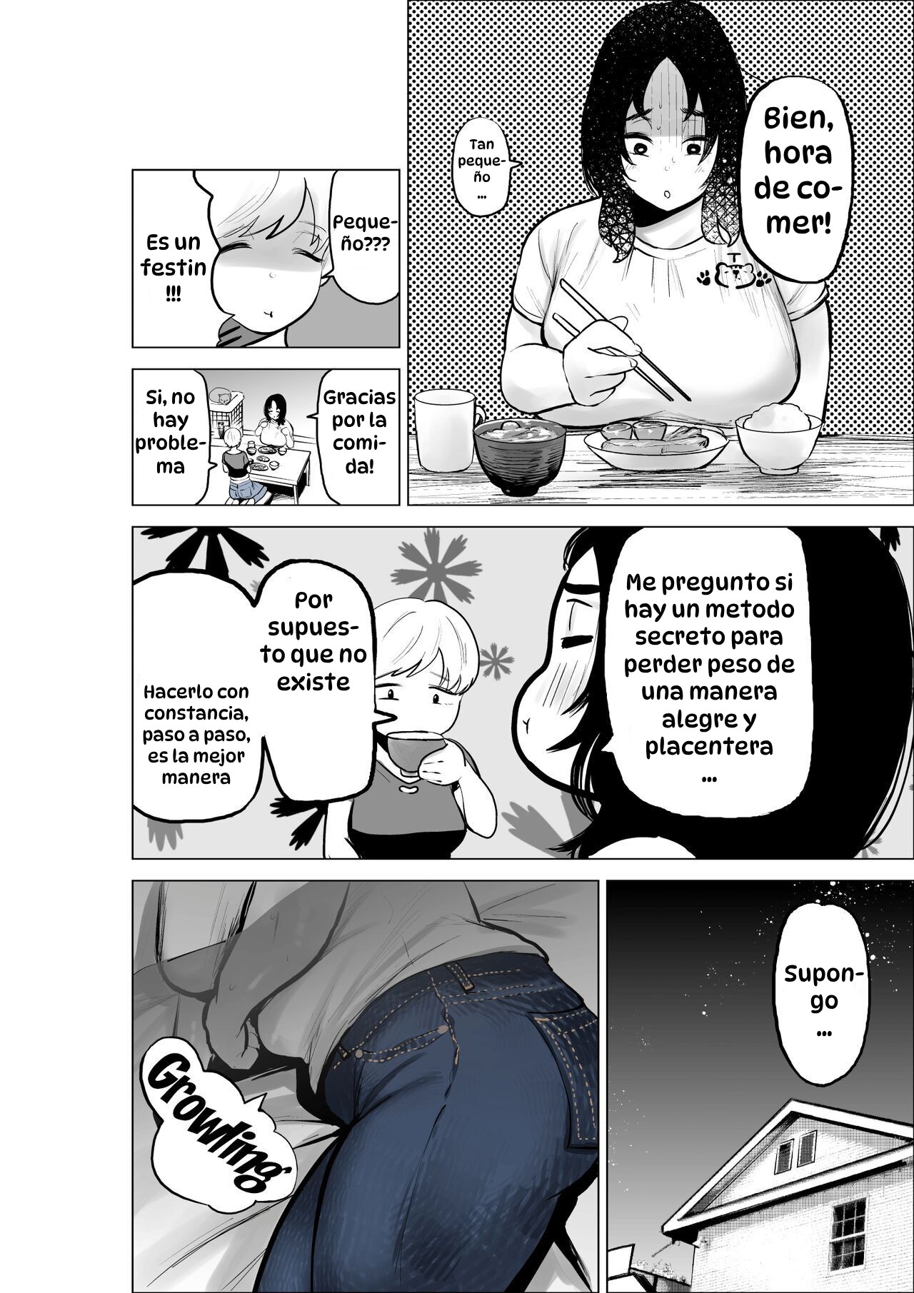 [Fukuhara Takaya] Yamagata-san ni Sao ga Haechatta Hanashi｜La Historia de Yamagata a Quien le Crece un Pene [Spanish] [Hta scan] image number 3