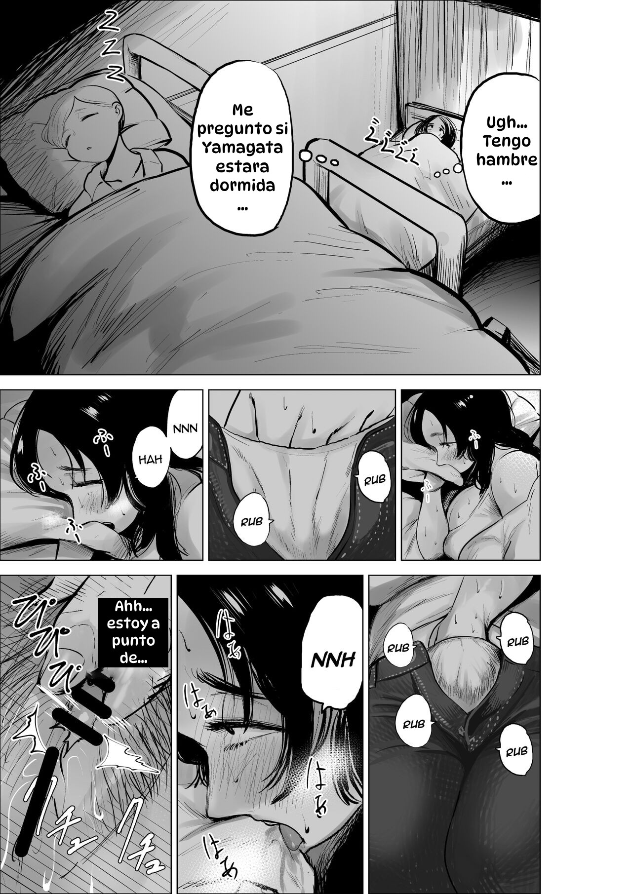 [Fukuhara Takaya] Yamagata-san ni Sao ga Haechatta Hanashi｜La Historia de Yamagata a Quien le Crece un Pene [Spanish] [Hta scan] image number 4