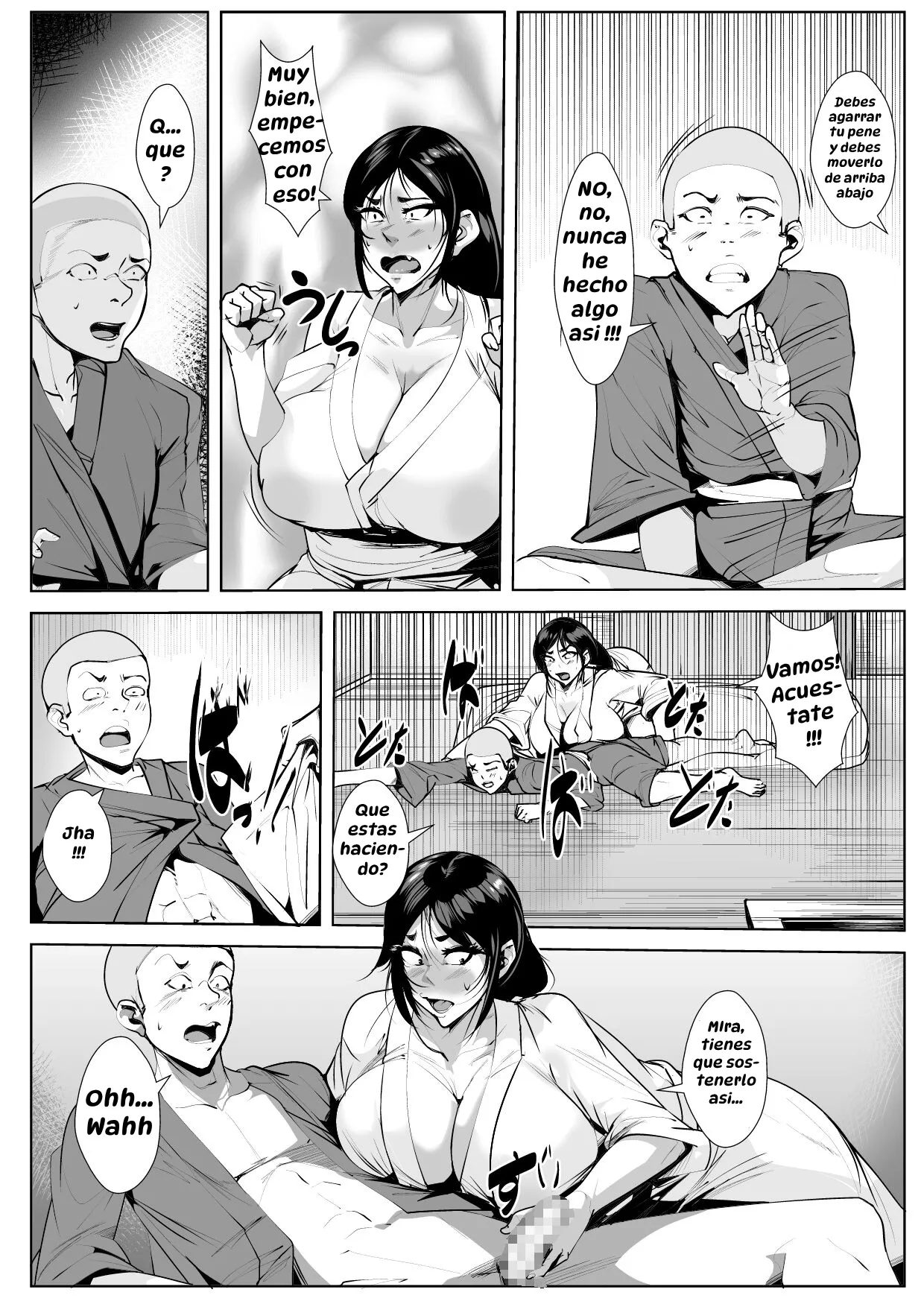 [AKYS Honpo] Mura no Insyuu de Seikyouiku wo一 Syuukan Zissen Suru Kaa-tyan｜La Mamá que Pone en Práctica la Educación Sexual Durante una Semana por una Antigua Costumbre del Pueblo [Spanish] [Hta scan] 이미지 번호 4