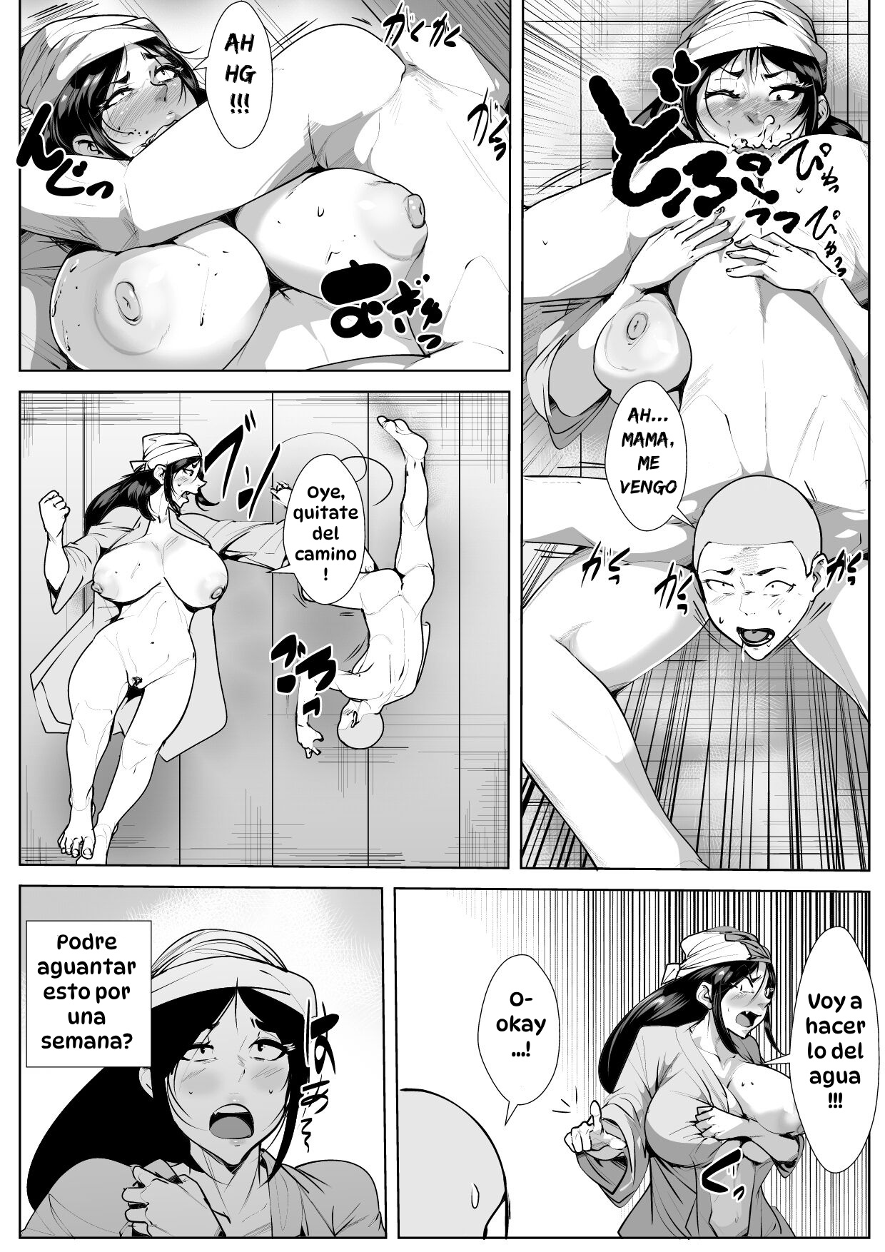 [AKYS Honpo] Mura no Insyuu de Seikyouiku wo一 Syuukan Zissen Suru Kaa-tyan｜La Mamá que Pone en Práctica la Educación Sexual Durante una Semana por una Antigua Costumbre del Pueblo [Spanish] [Hta scan] 이미지 번호 21