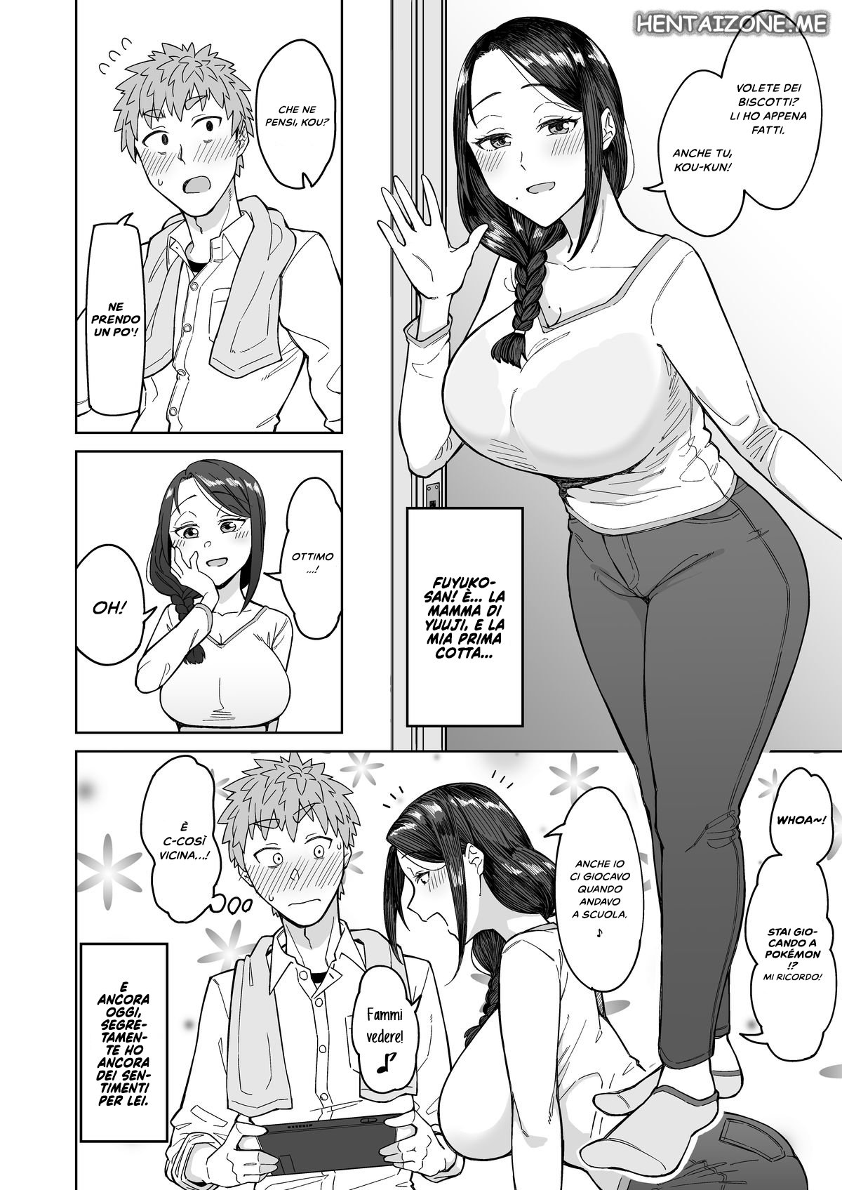 [DOGTAG (Akutenkou)] Hatsukoi no Hito wa, Tomodachi no Mama. | Il Mio Primo Amore è la Mamma del Mio Amico [Italian] [Digital] image number 3