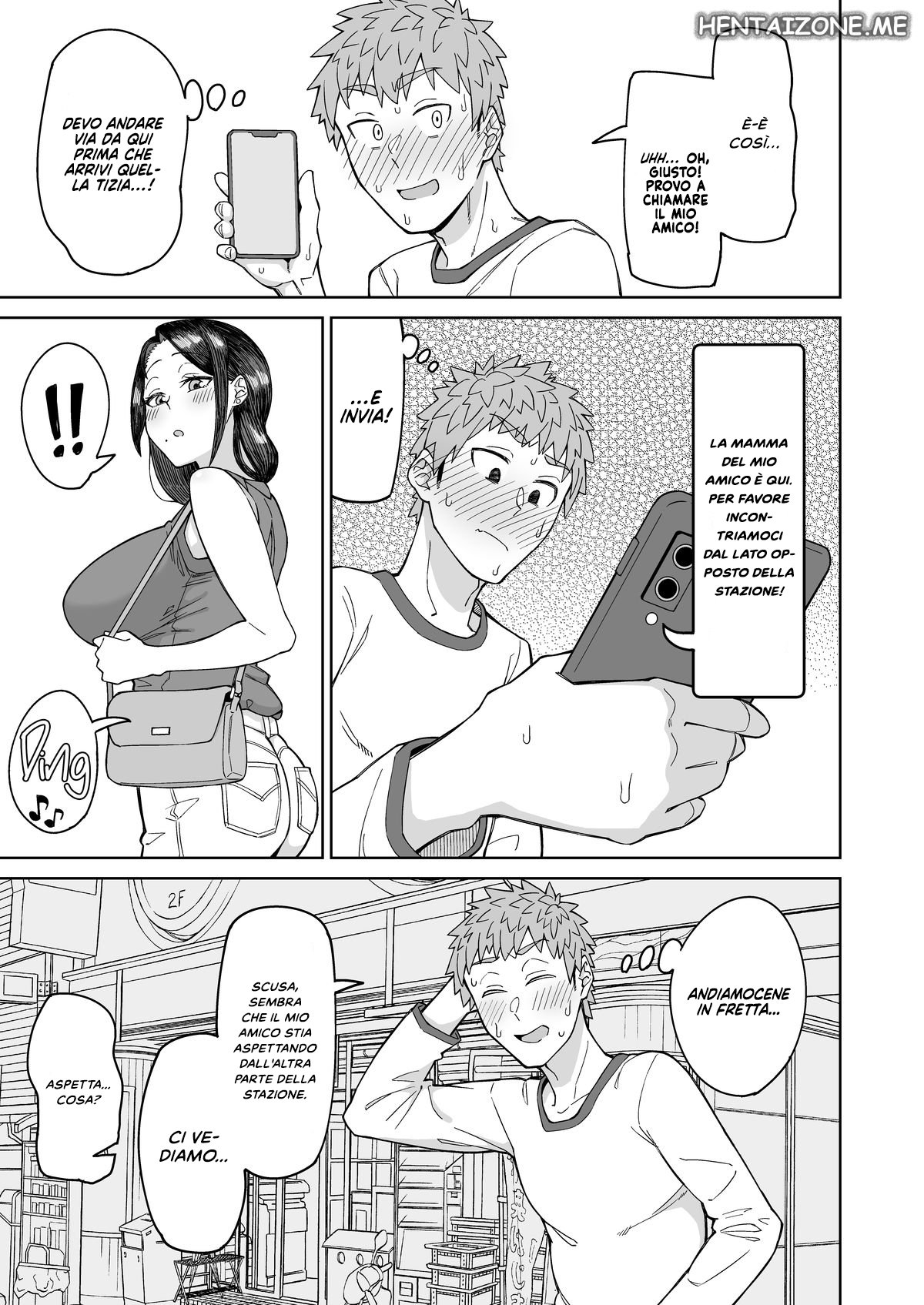 [DOGTAG (Akutenkou)] Hatsukoi no Hito wa, Tomodachi no Mama. | Il Mio Primo Amore è la Mamma del Mio Amico [Italian] [Digital] image number 6