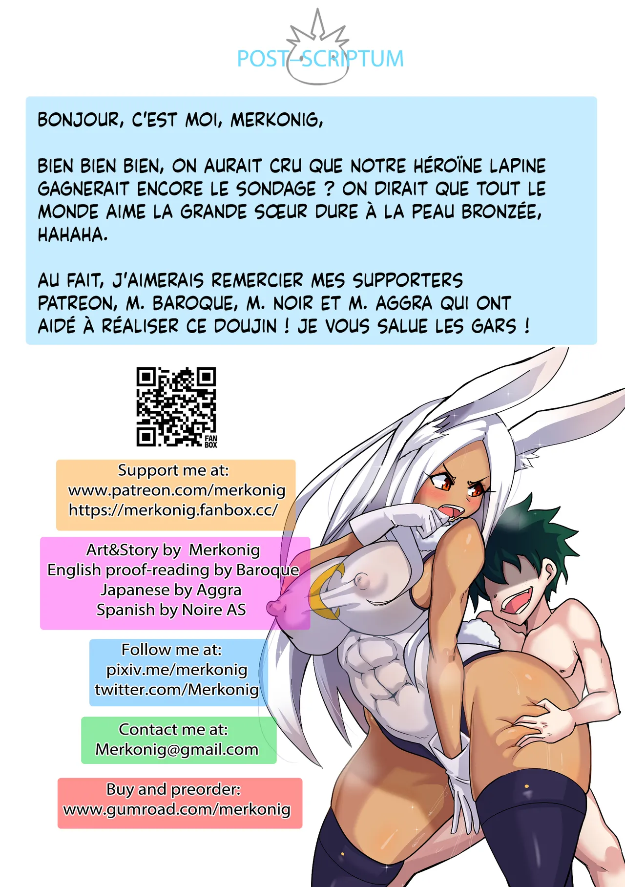 [Merkonig] Miruko wa Maketa! 2 | Mirko a été Vaincue ! 2 (Boku no Hero Academia) [French] [L'Aile-ou-la-Cuisse-Trad] 图片编号 18