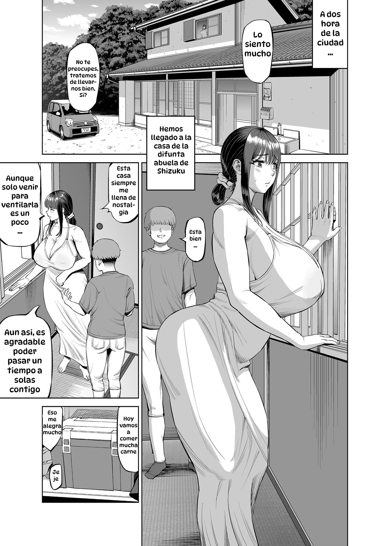 [R Koubou (Ruzi)] Tomodachi no Okaa-san ni Sasowarete... Inaka ni Kichaimashita｜Invitado por la Madre de mi Amigo... Terminé Yendo al Campo [Spanish] [Hta scan] [Digital] 图片编号 2