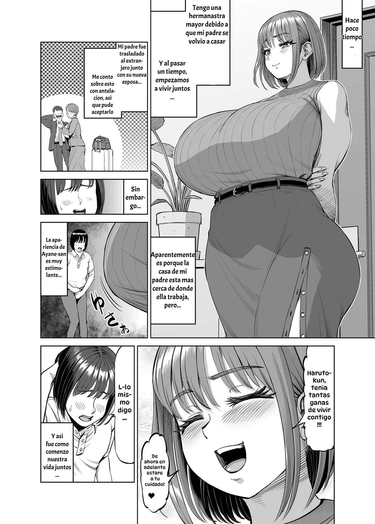 [R Koubou (Ruzi)] Onee-chan to Nakayoshi Seikatsu｜Llevándome Bien con mi Hermanastra [Spanish] [Hta scan] [Digital] 画像番号 2