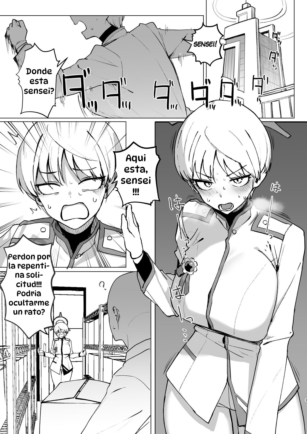 [WAKUWAKU DINING (Wakuwaku Kitchen)] Marina no Ma｜''Ma'' de Marina (Blue Archive) [Spanish] [Hta scan] [Digital] image number 2