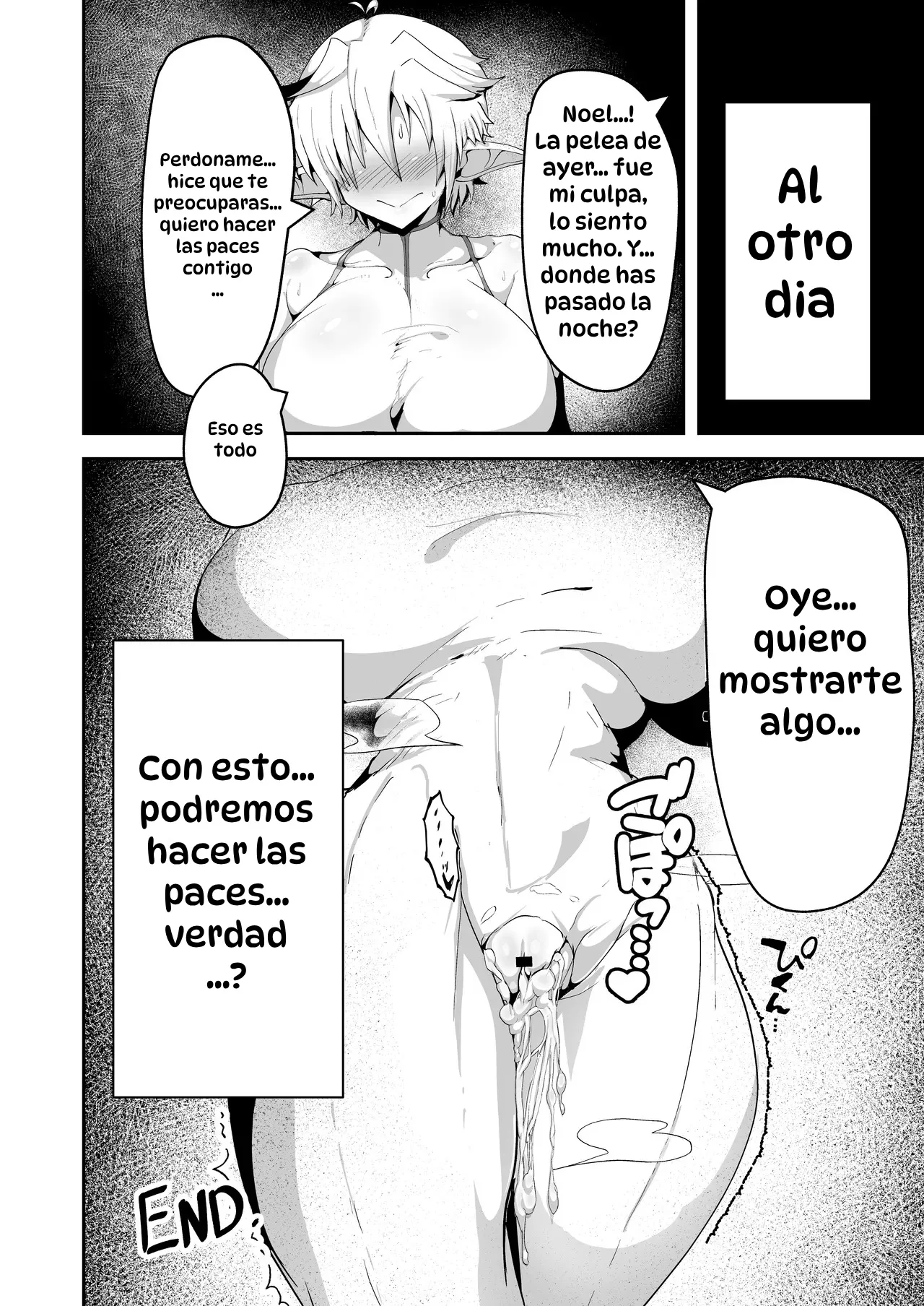 [Drill Sakiika (Namaman)] Dekapai Elf ga Ayatsurarete NTR Koubi Sareru Hon｜Hipnotizando a una Elfa Voluptuosa y Forzarla a Tener Sexo Infiel [Spanish] [Hta scan] [Digital] image number 24