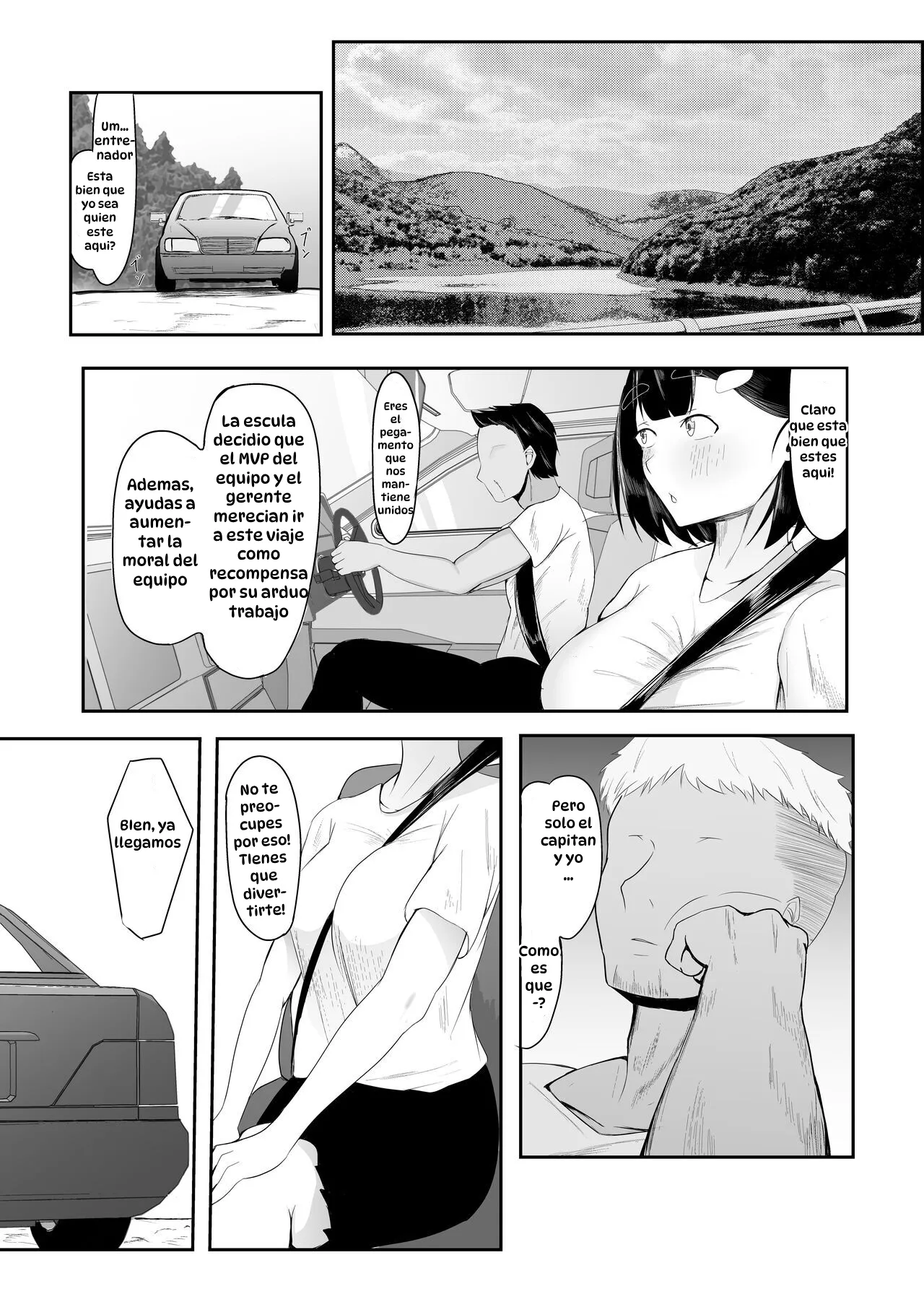 [Ikki Ichiyuu] Seiso Kanojo, Gasshuku nite Kyochin Ochi｜Mi Novia Pura y Recatada Cayó por un Gran Pene en el Campamento de Entrenamiento [Spanish] [Hta scan] 이미지 번호 7