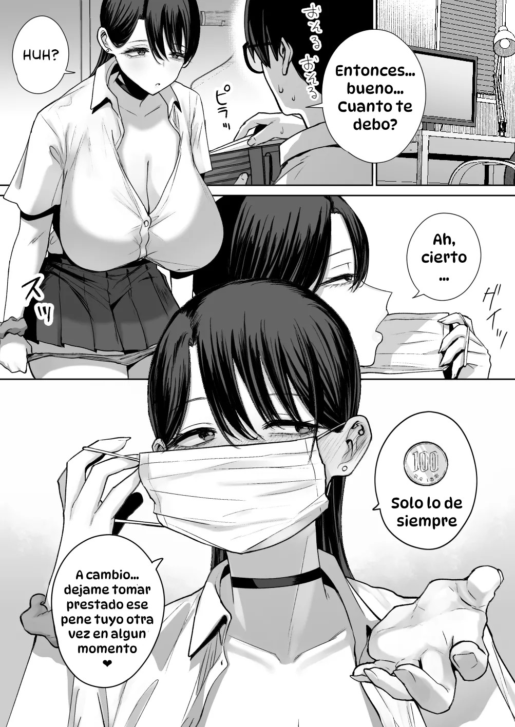 [Hanekkaeri (Ricochet)] Otaku no Boku ni mo Nakadashi Sasete Kureru Yasashii Yariman Bitch Gal｜Una Gyaru Amable, Tranquila y Perra que Incluso Deja que un Otaku como Yo se Corra Dentro de Ella [Spanish] [Hta scan] [Digital] image number 47