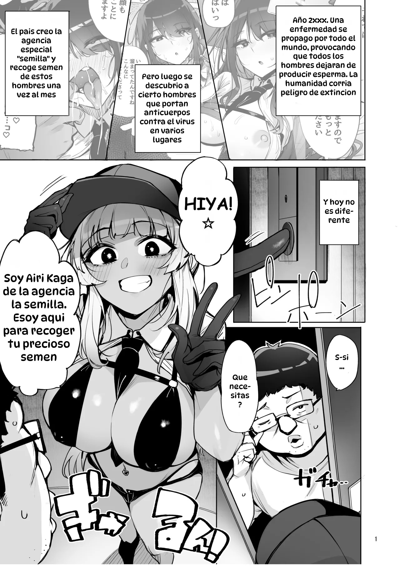 [wakamaker (wakamesan)] Anata no Semen Kaishuu Shimasu 2｜Estoy Aquí para Recolectar tu Semen 2 [Spanish] [Hta scan] [Digital] image number 2