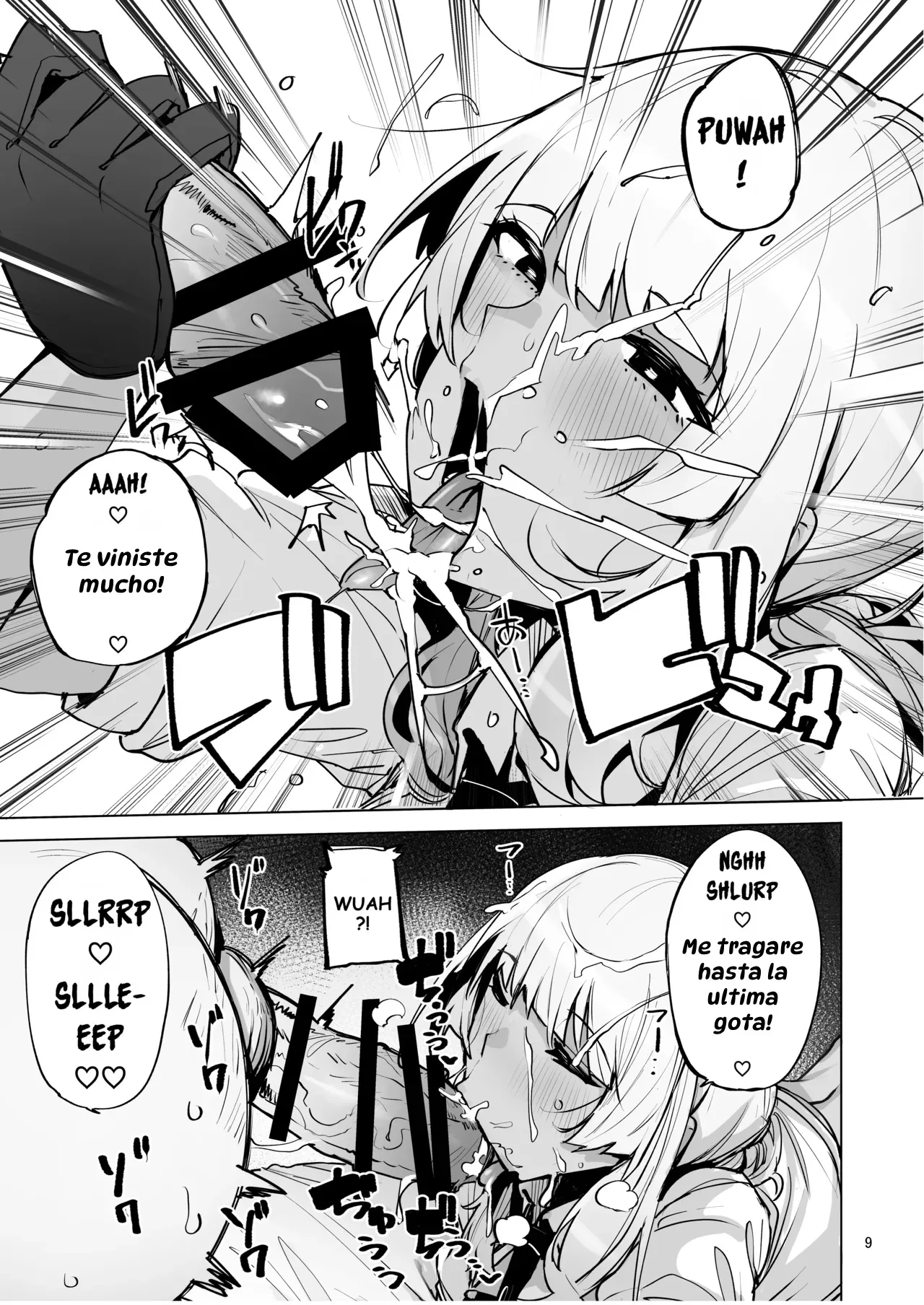 [wakamaker (wakamesan)] Anata no Semen Kaishuu Shimasu 2｜Estoy Aquí para Recolectar tu Semen 2 [Spanish] [Hta scan] [Digital] image number 10