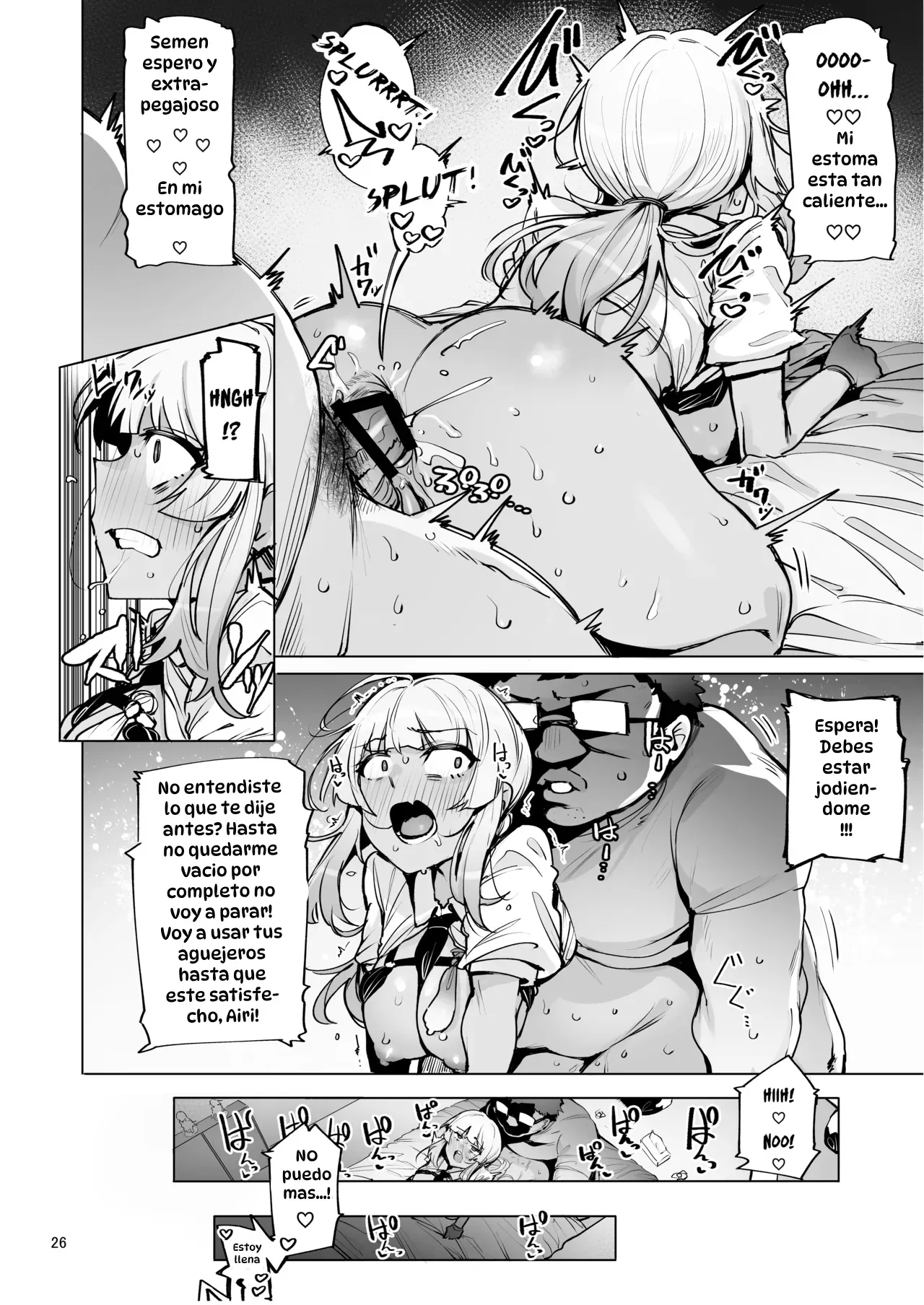 [wakamaker (wakamesan)] Anata no Semen Kaishuu Shimasu 2｜Estoy Aquí para Recolectar tu Semen 2 [Spanish] [Hta scan] [Digital] image number 27