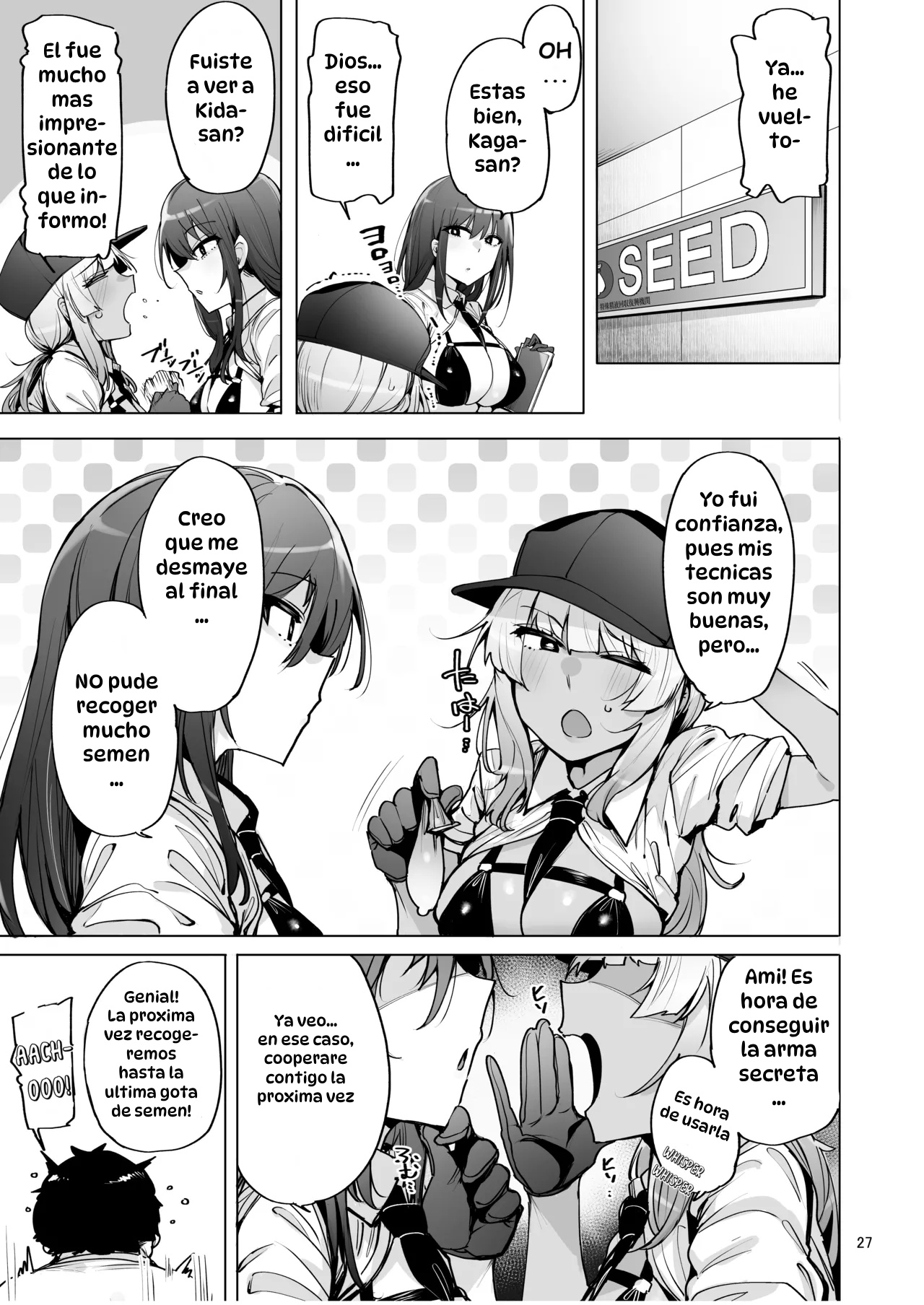 [wakamaker (wakamesan)] Anata no Semen Kaishuu Shimasu 2｜Estoy Aquí para Recolectar tu Semen 2 [Spanish] [Hta scan] [Digital] image number 28