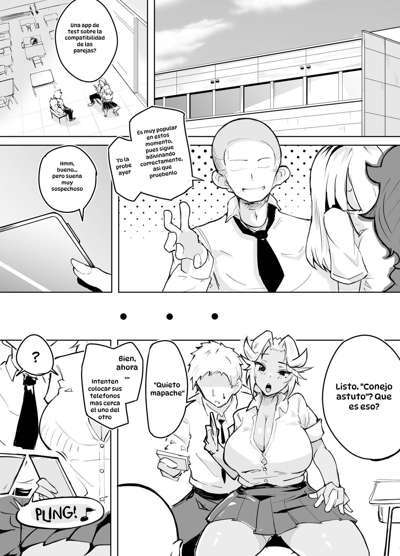 [blue soda] Kare yori Ii Hito ga Aishou Appli de Mitsukatte...｜Encontré a Alguien Mejor que Él en una App de Compatibilidad... [Spanish] [Hta scan] image number 5