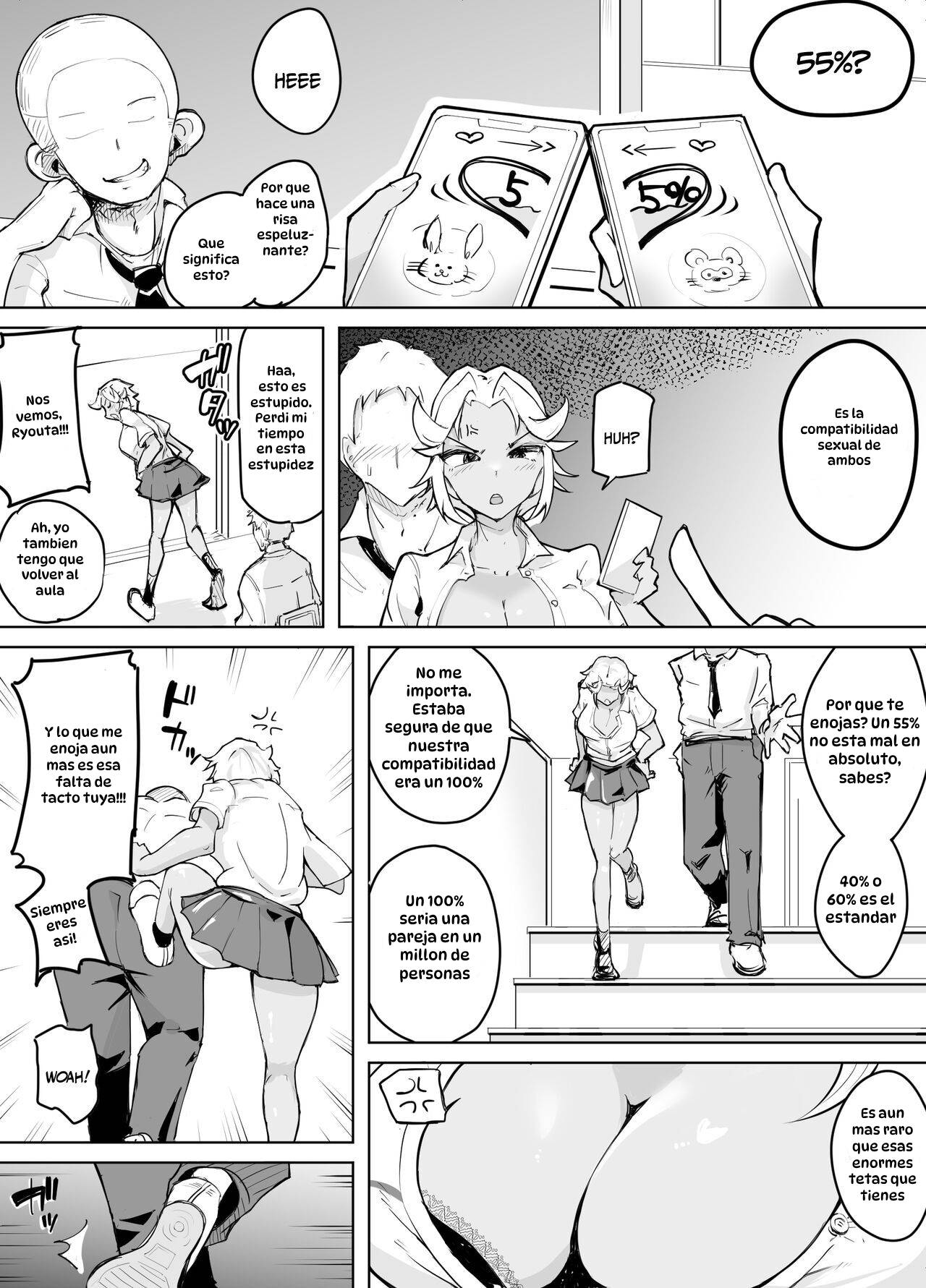 [blue soda] Kare yori Ii Hito ga Aishou Appli de Mitsukatte...｜Encontré a Alguien Mejor que Él en una App de Compatibilidad... [Spanish] [Hta scan] image number 6