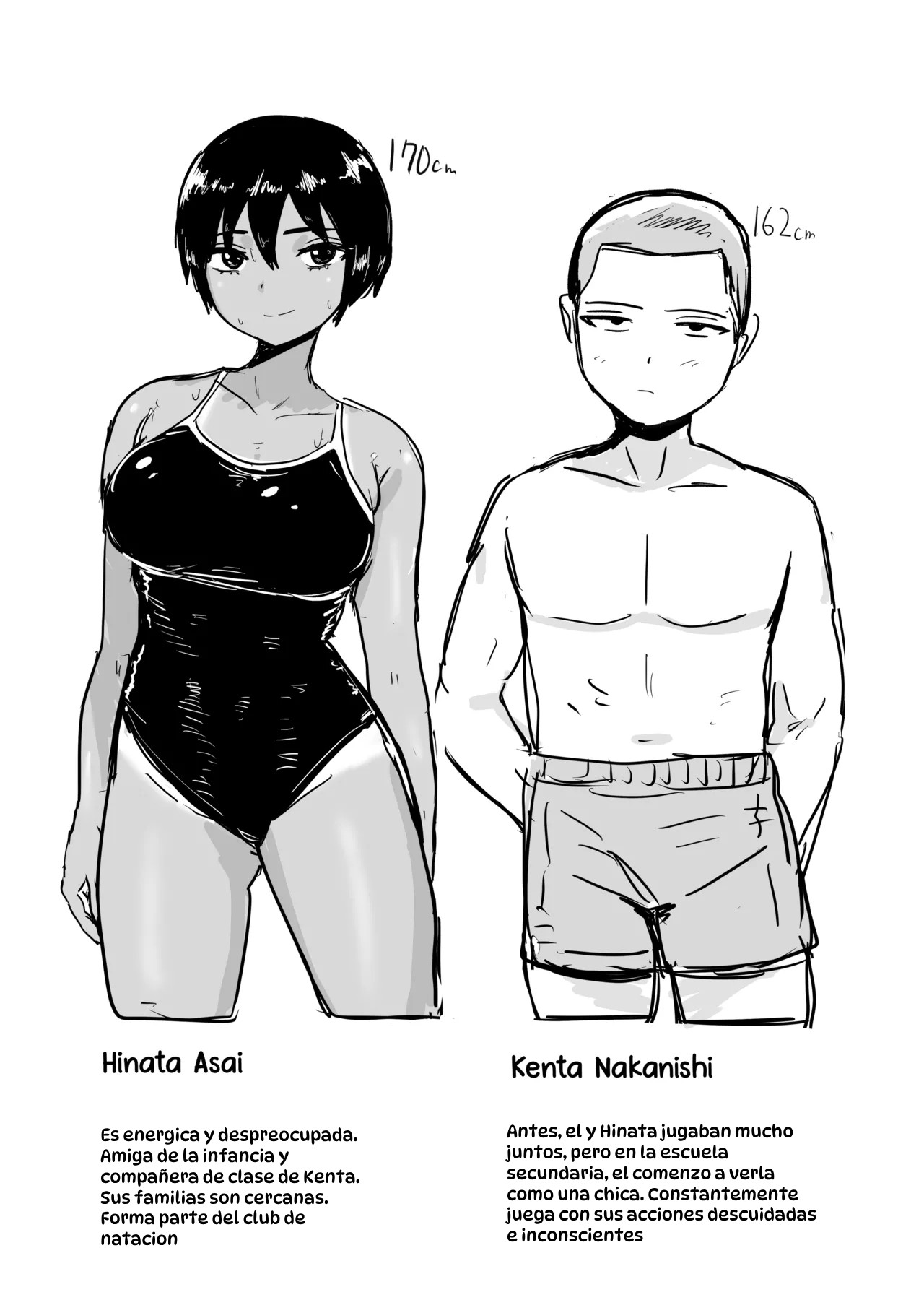 [Yoshi] Boyish na Osananajimi to Taiyou no Shita de Asedaku Sex suru Hanashi｜Sexo Sudoroso Bajo el Sol con Mi Marimacha Amiga de la Infancia [Spanish] [Hta scan] 图片编号 2