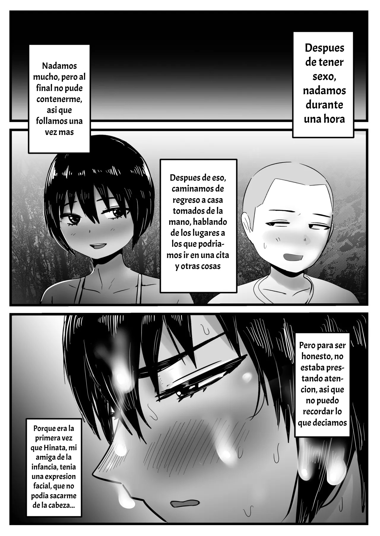 [Yoshi] Boyish na Osananajimi to Taiyou no Shita de Asedaku Sex suru Hanashi｜Sexo Sudoroso Bajo el Sol con Mi Marimacha Amiga de la Infancia [Spanish] [Hta scan] 图片编号 24