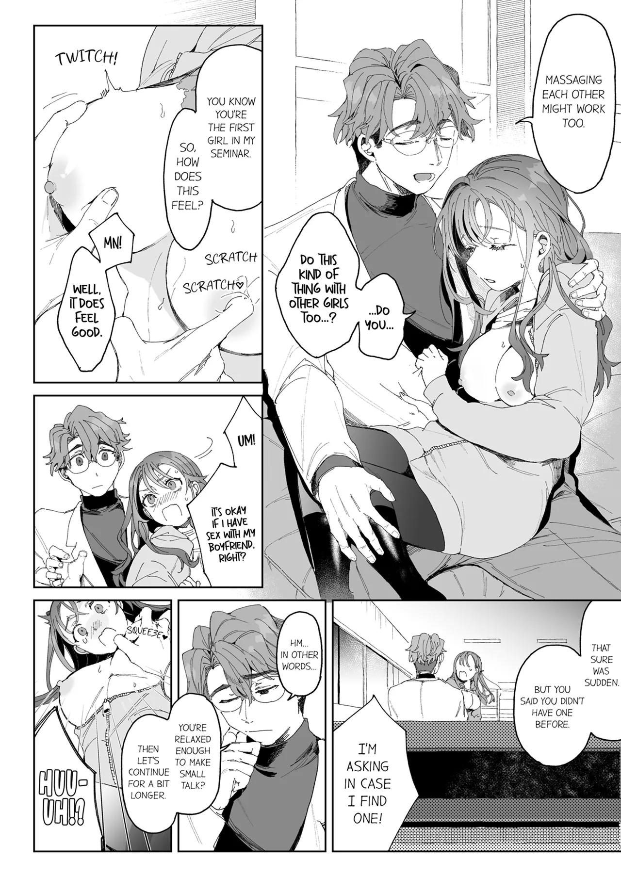 [Otsui Mikage (Otomeshi Mikage)] Kenkyuu Naiyou wa Seikan Kaihatsu!? ~Wata-chan wa Kyouju no H na Jikkendai~ | Researching Sexual Development!? -Wata Becomes Her Professor's Test Subject for Sex- Chapter 1-7 [English] image number 57