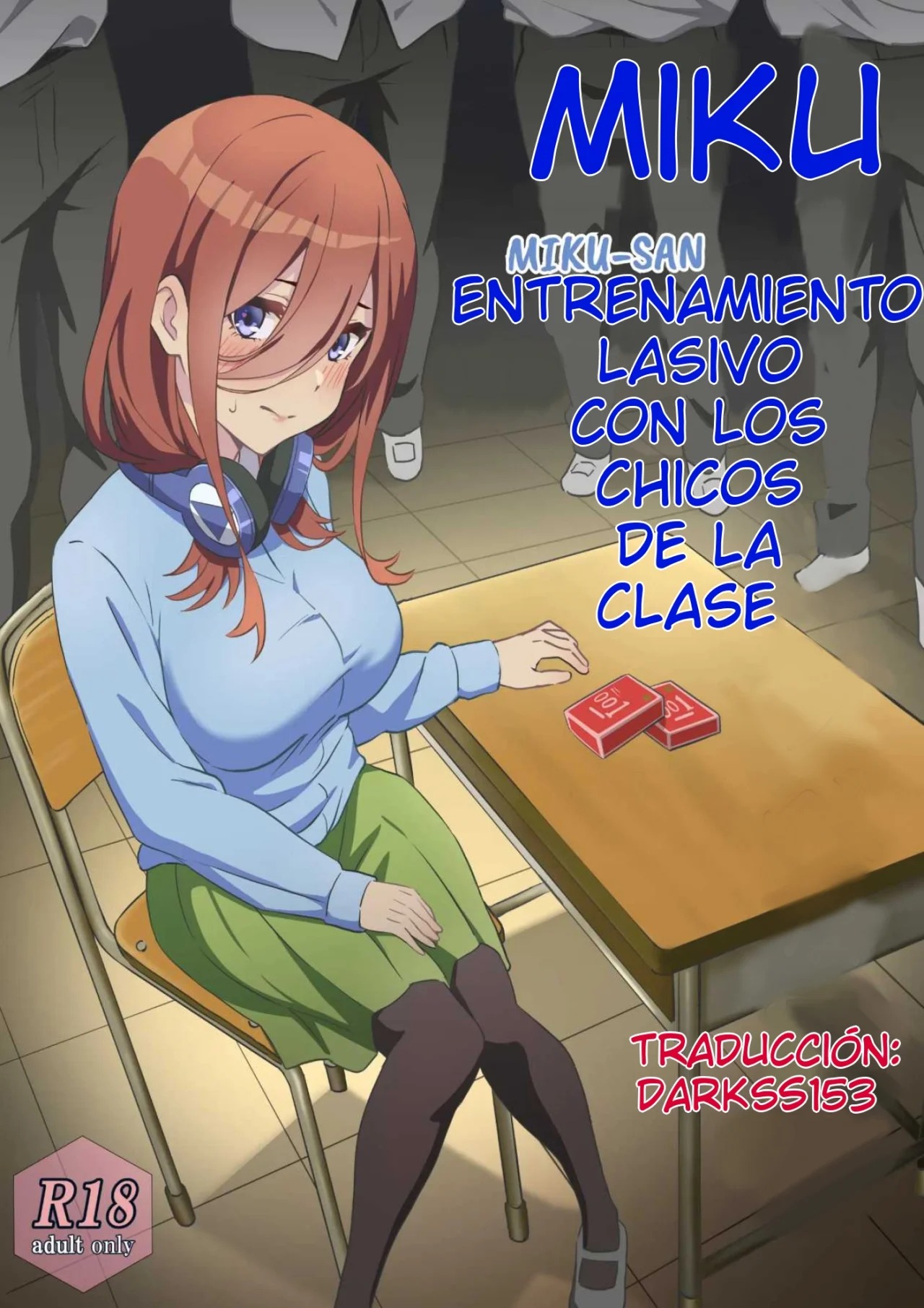 [Chiri Akuta] Miku-san to Sukebe na Jisshuu | Miku-san y el Entrenamiento Lascivo con los Chicos de la Clase (Gotoubun no Hanayome) [Spanish] [Darkss 153] numero di immagine  1
