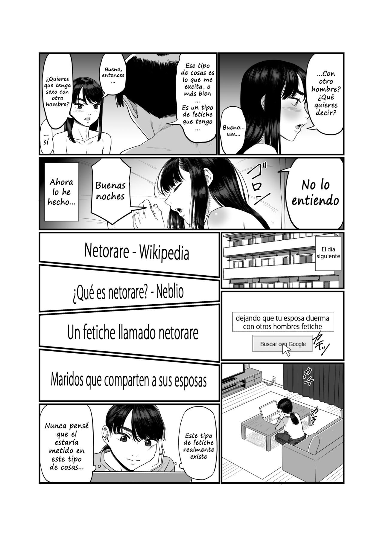 [Artienne] Tsuma o Dakaseru Otto-tachi | Husbands Who Let Their Wives Sleep Around [Spanish] imagen número 5