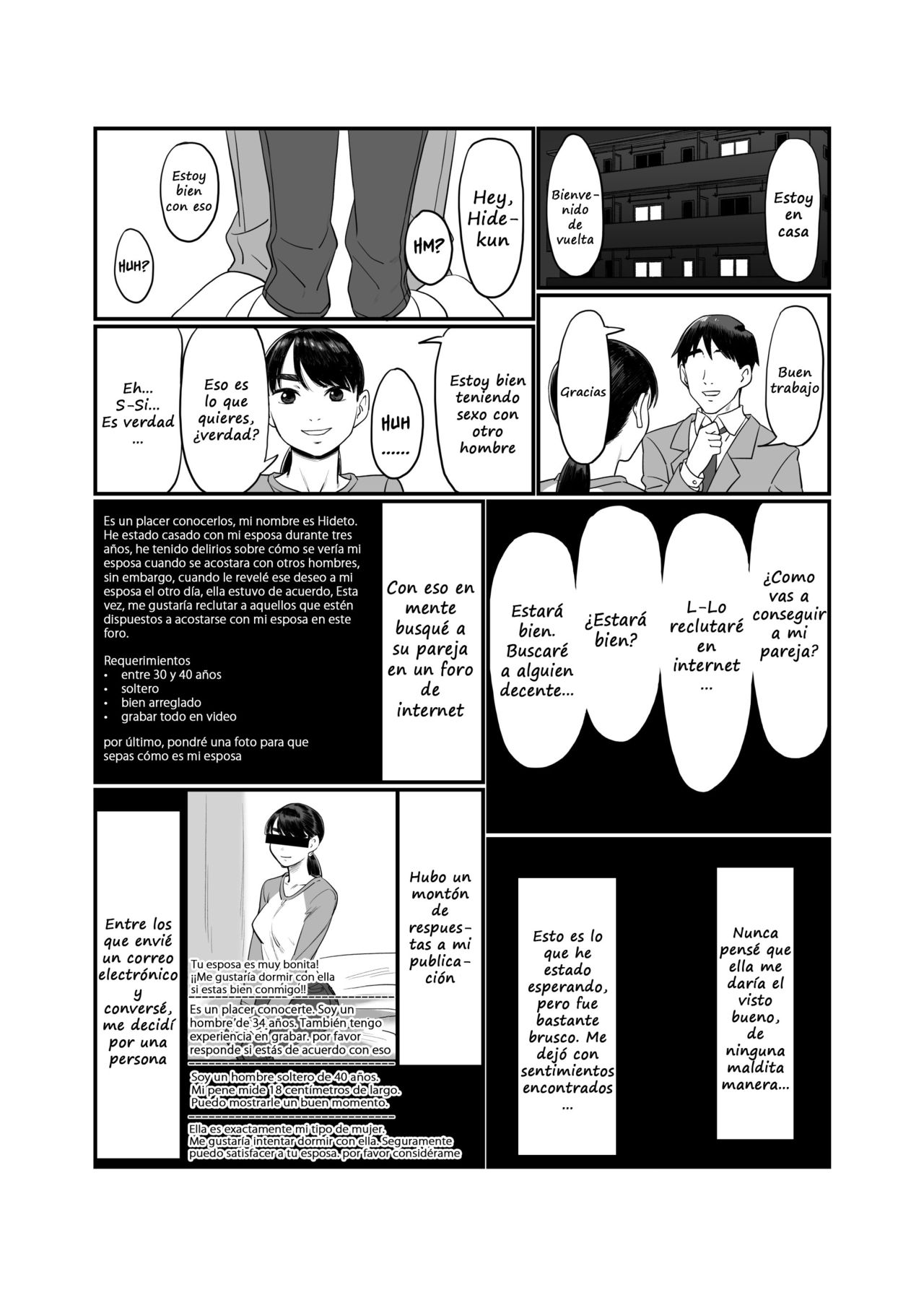 [Artienne] Tsuma o Dakaseru Otto-tachi | Husbands Who Let Their Wives Sleep Around [Spanish] imagen número 6