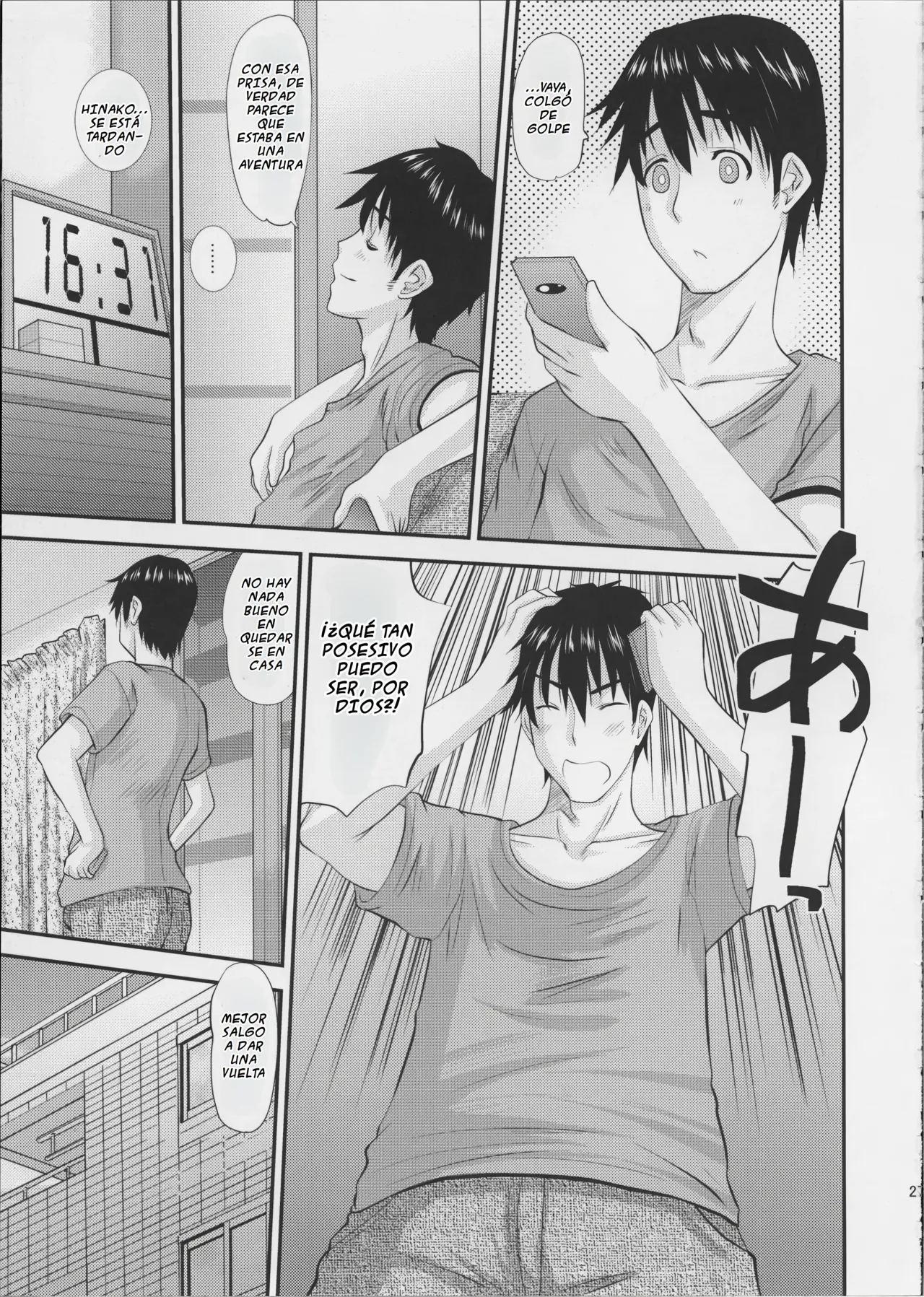 (COMITIA104) [Tenzan Koubou (Tenchuumaru)] Hitozuma Hinako-san no Kanraku | La caida de una esposa: Hinako-san [Spanish] numero di immagine  28