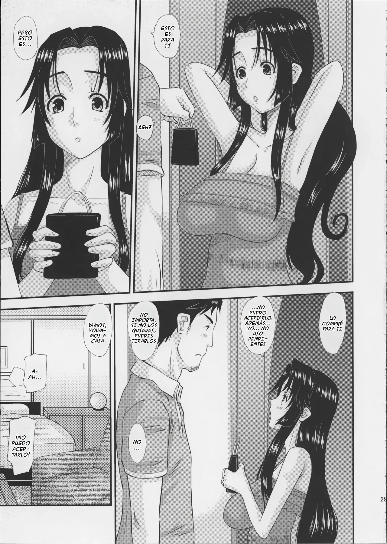 (COMITIA104) [Tenzan Koubou (Tenchuumaru)] Hitozuma Hinako-san no Kanraku | La caida de una esposa: Hinako-san [Spanish] numero di immagine  30