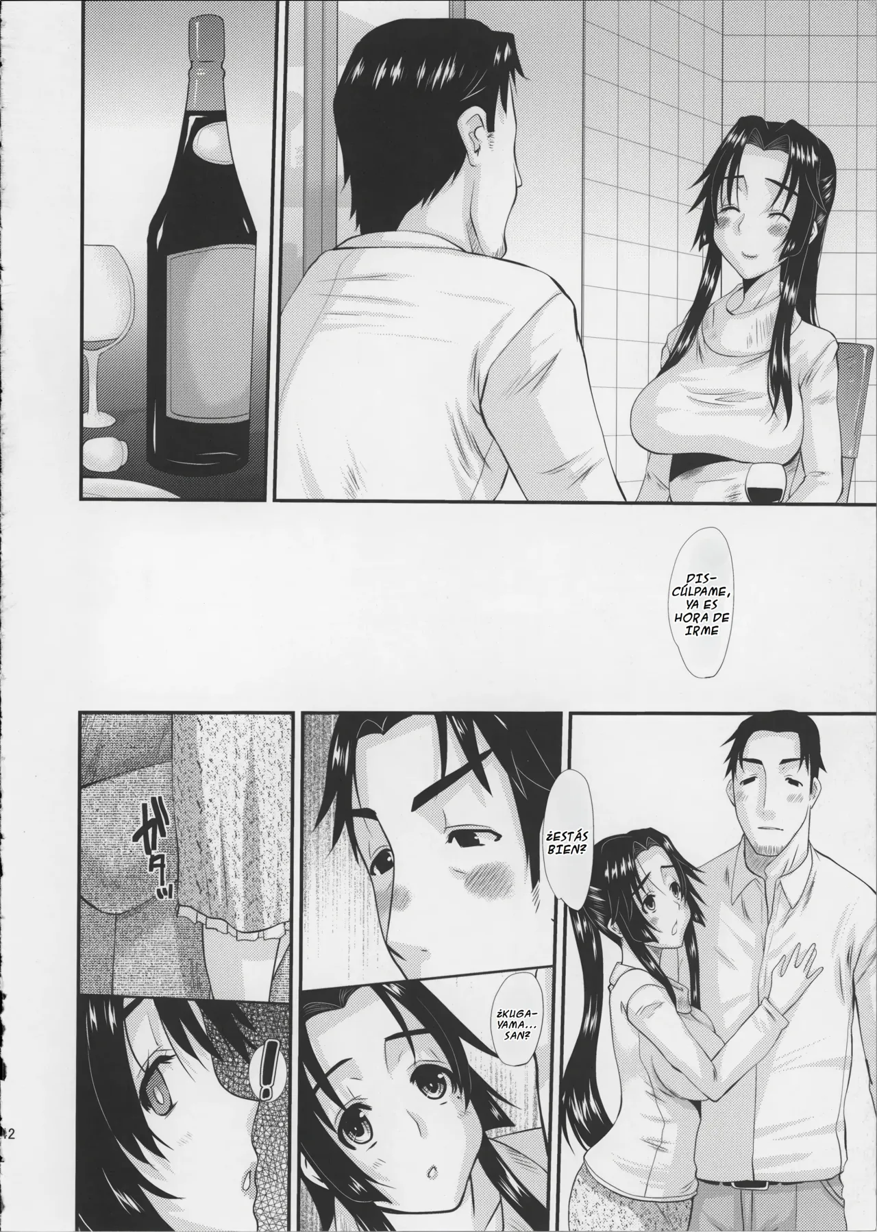 (COMITIA104) [Tenzan Koubou (Tenchuumaru)] Hitozuma Hinako-san no Kanraku | La caida de una esposa: Hinako-san [Spanish] numero di immagine  43