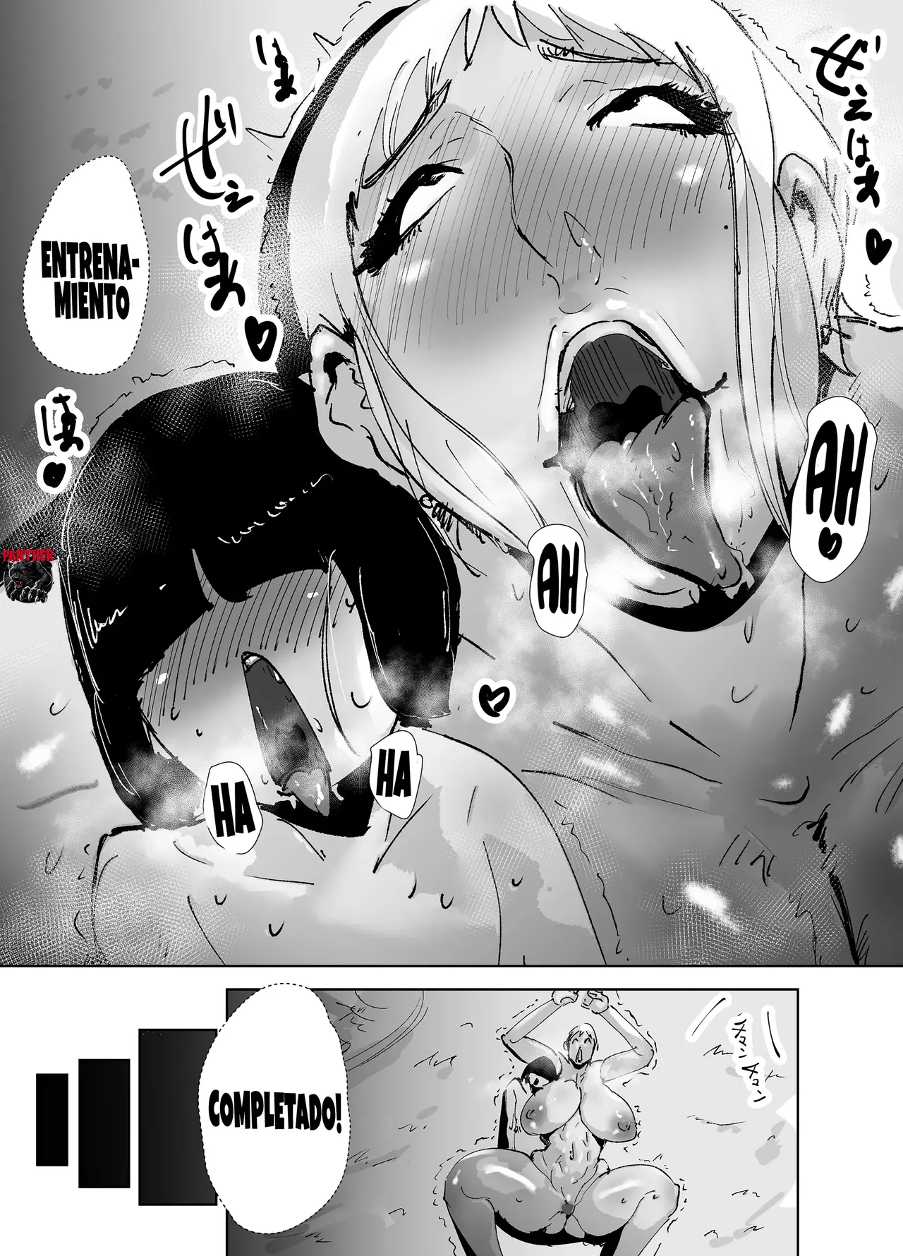 [Hathor] Do-Hentai Boxer Saeko! Yokkyuu Fuman Mama Tare to Ijimerarekko no Tokkun no Hibi | Saeko la boxeadora pervertida entrenando a un chico timido y acosado [Español] [Panther Scan] numero di immagine  55