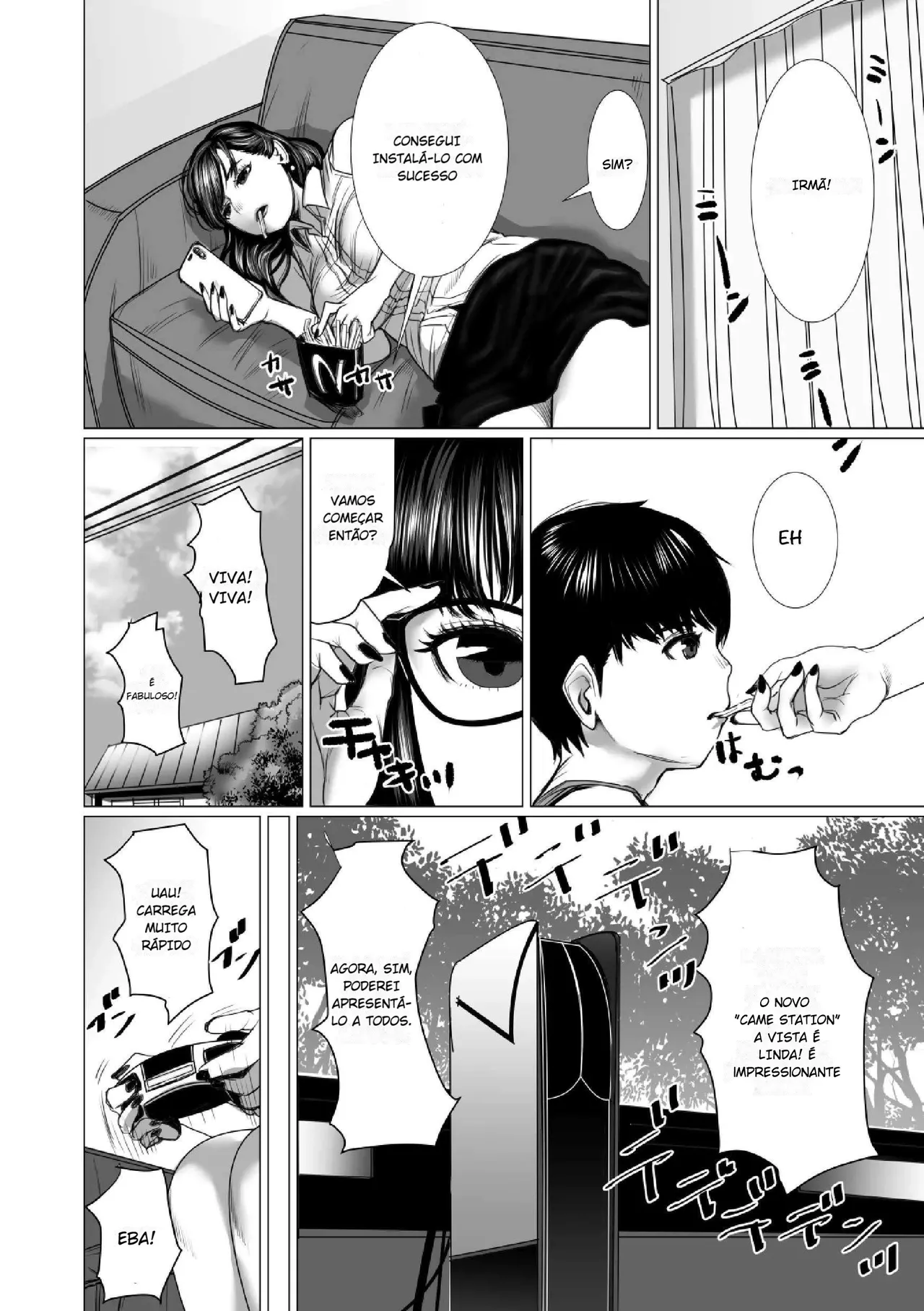 [chocohell] Otouto no Game-nou to Ane no Game-sei [Portuguese-BR] numero di immagine  37