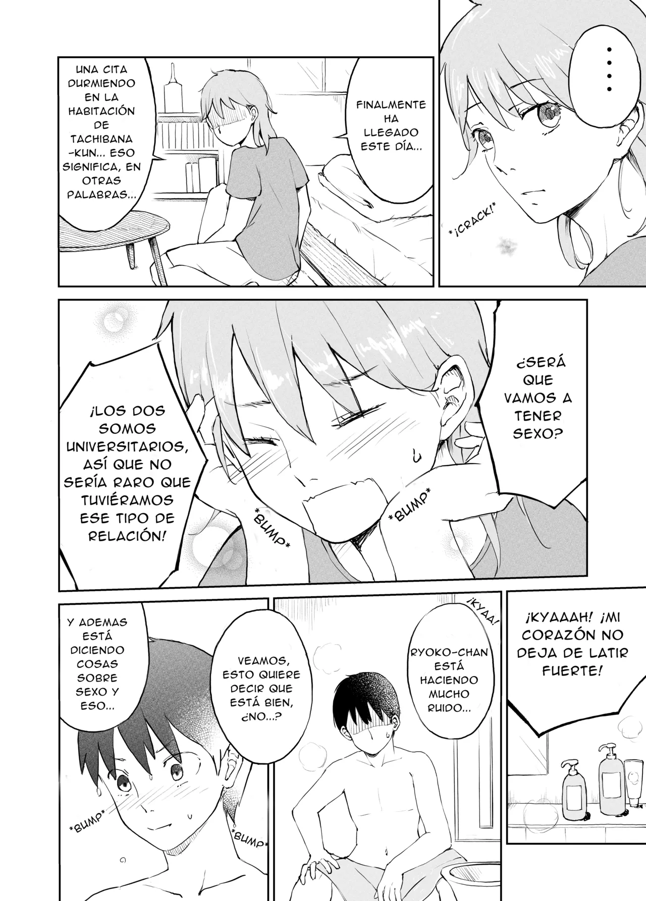 [Natsuki Mizuki] LA VIDA SEXUAL DE UNA UNIVERSITARIA TIMIDA [spanish] numero di immagine  3