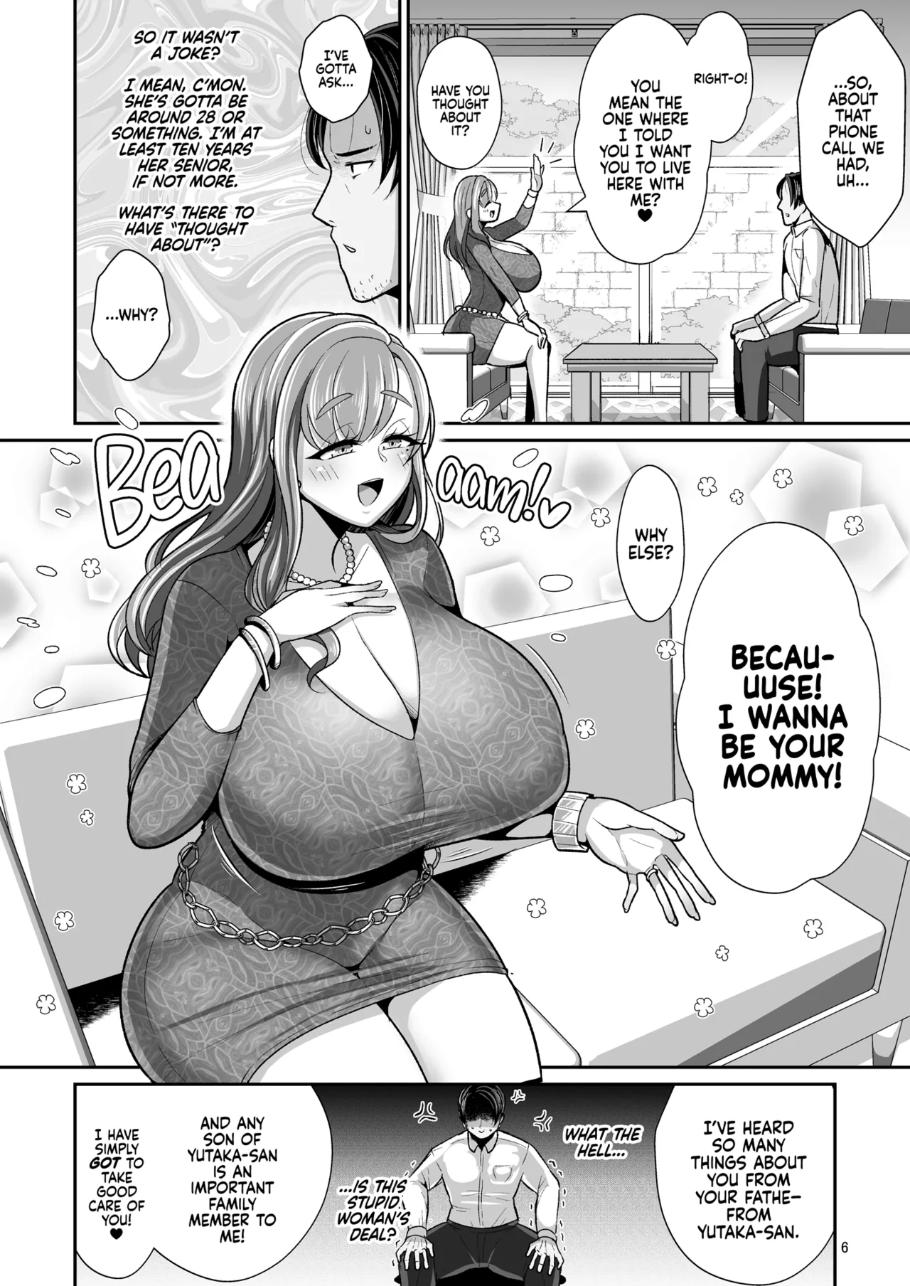 [Shinshunshantonshou (Bukatsu)] Yurufuwa Kyonyuu no Toshishita Mama to Aisaretakatta Oji-san no Ore |  Her, My Younger Well-Endowed Stepmom, and Me, a Sill Old Guy Who’s Only Ever Wanted to Be Loved [English] {2d-market.com} [Decensored] [Digital] image number 8
