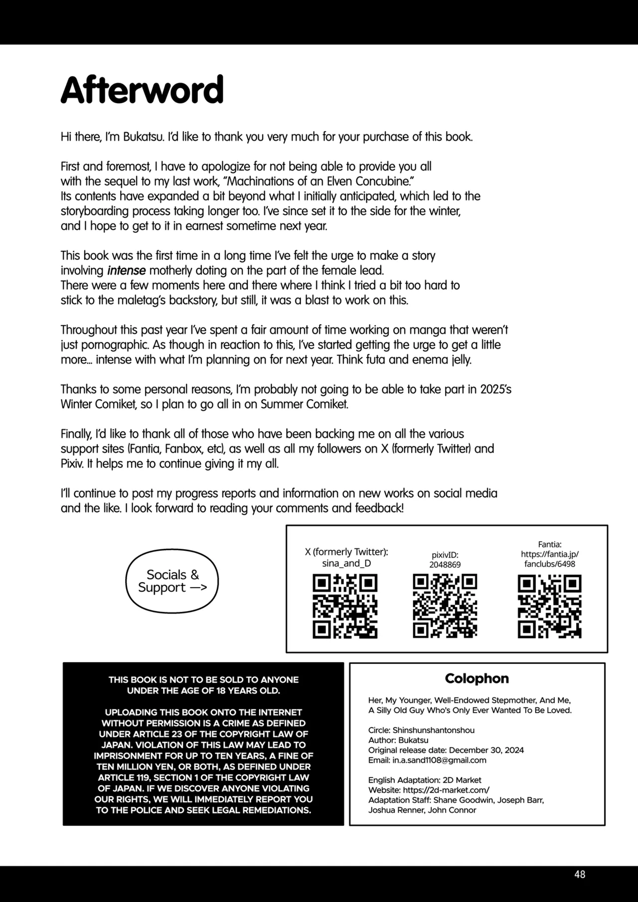 [Shinshunshantonshou (Bukatsu)] Yurufuwa Kyonyuu no Toshishita Mama to Aisaretakatta Oji-san no Ore |  Her, My Younger Well-Endowed Stepmom, and Me, a Sill Old Guy Who’s Only Ever Wanted to Be Loved [English] {2d-market.com} [Decensored] [Digital] image number 50