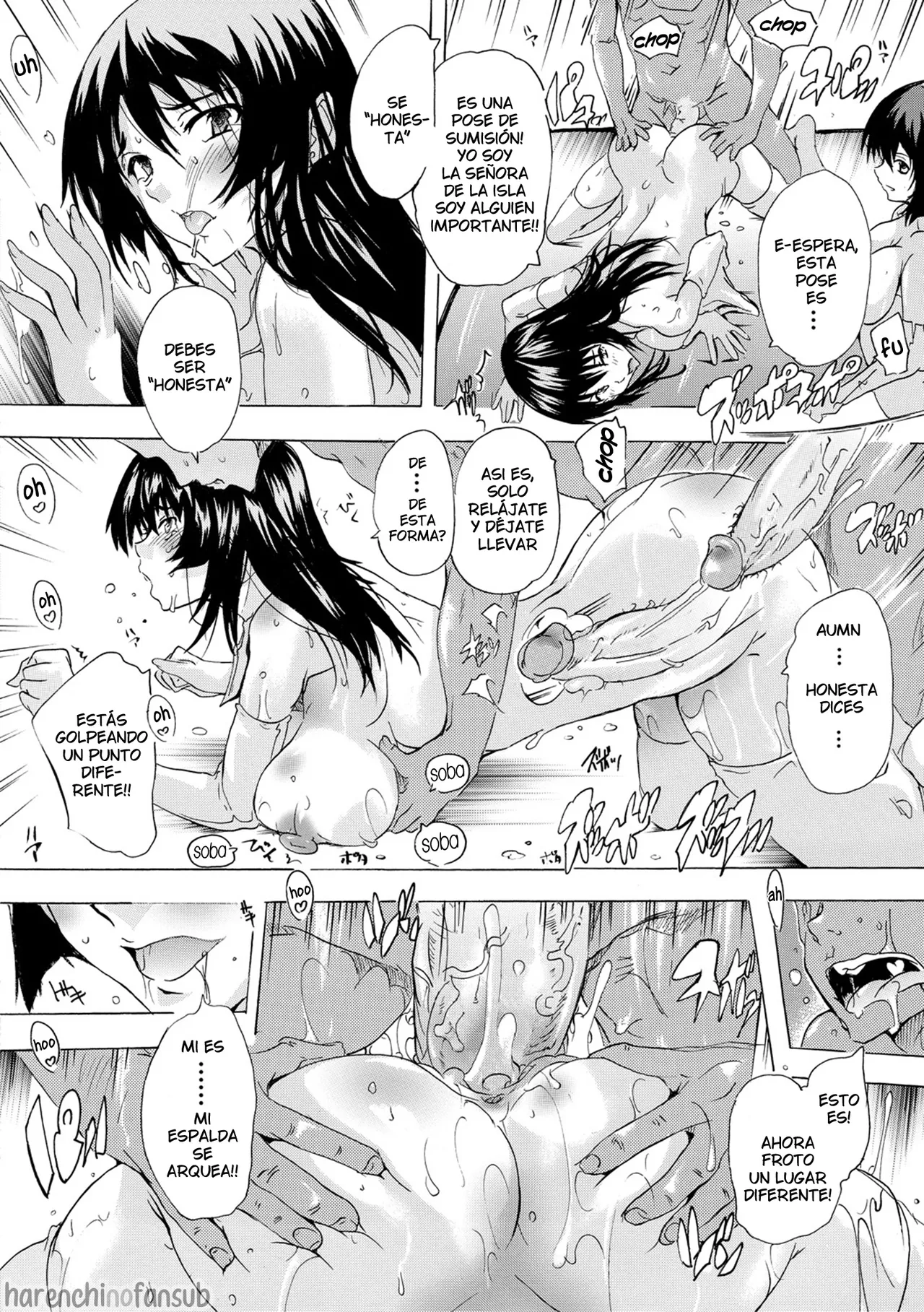 [Natsuka Q-ya] Saiin! Zenra-jima (Chap. 3) | Afrodisiaco! La Isla Nudista (Cap. 3) [Spanish] [Decensored][Digital][Harenchi no Fansub] imagen número 29