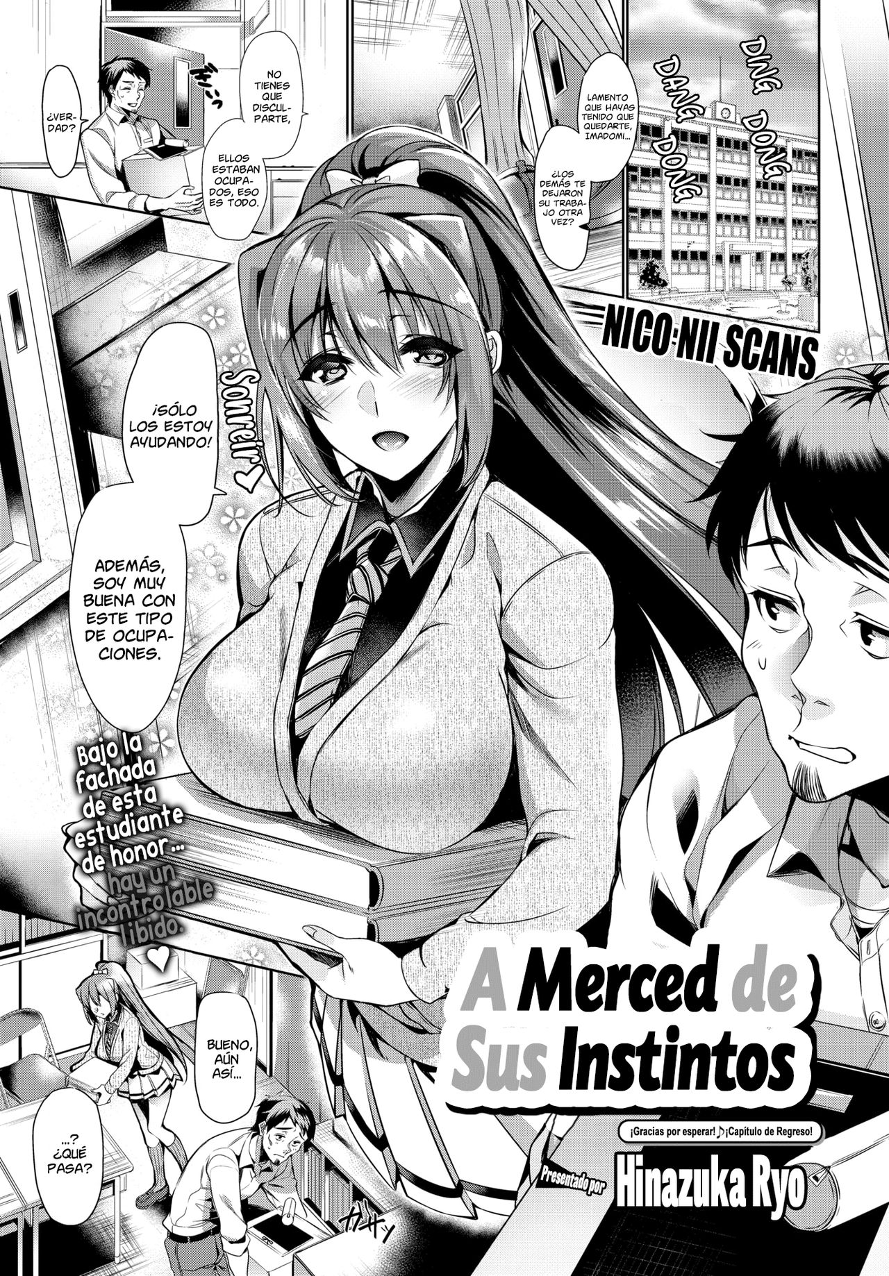 [Hinazuka Ryo] Honnou no Manimani - A Merced de Sus Instintos (COMIC BAVEL 2019-02) [Español] [NicoNiiScans] [Digital] numero di immagine  1